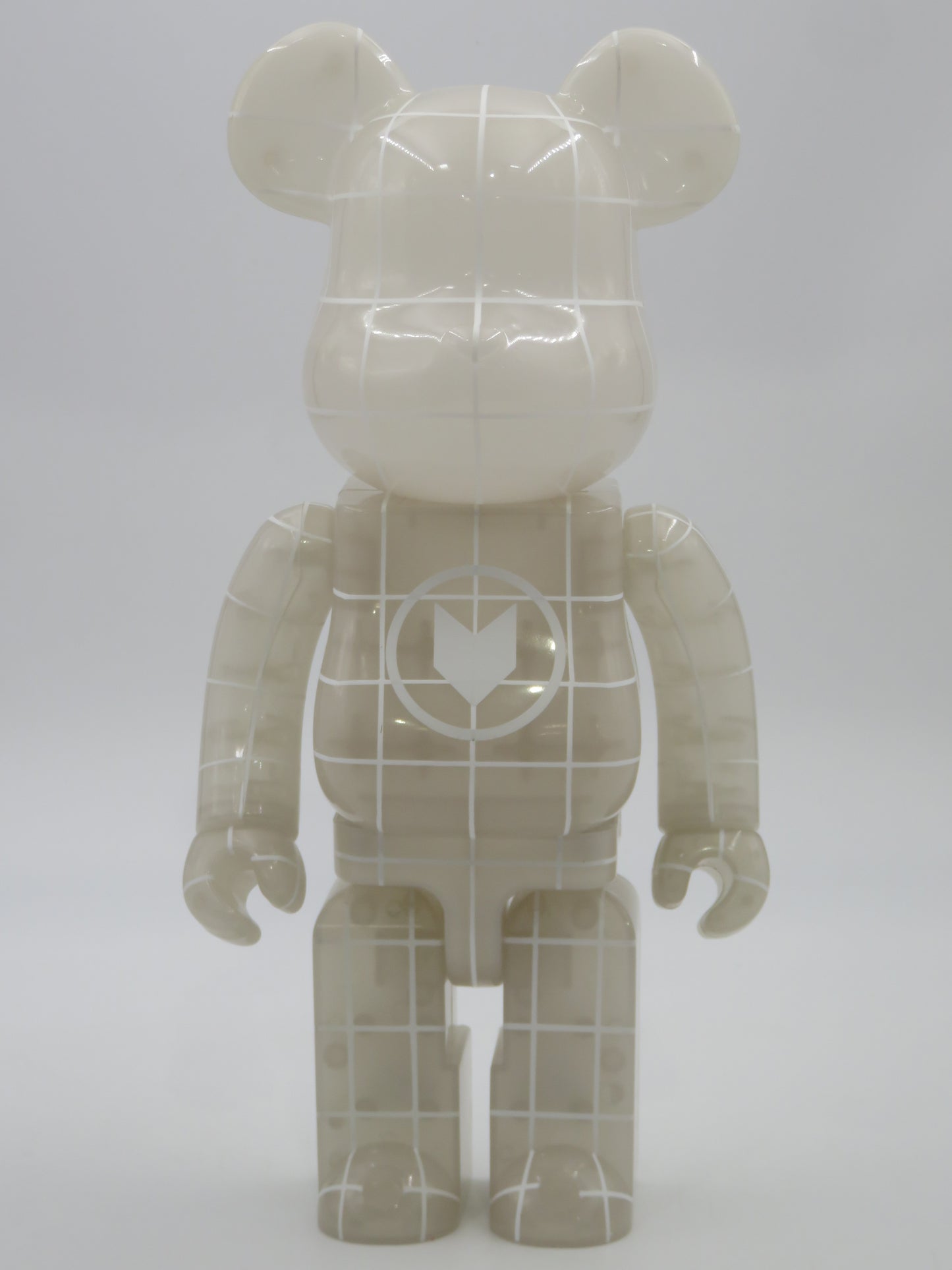 BEARBRICK Nort Blue GID 400% Figure - Medicom Toy (2007) Be@rbrick Art Toy & Box