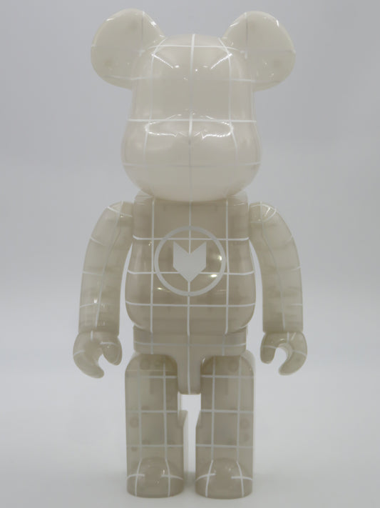 BEARBRICK Nort Blue GID 400% Figure - Medicom Toy (2007) Be@rbrick Art Toy & Box