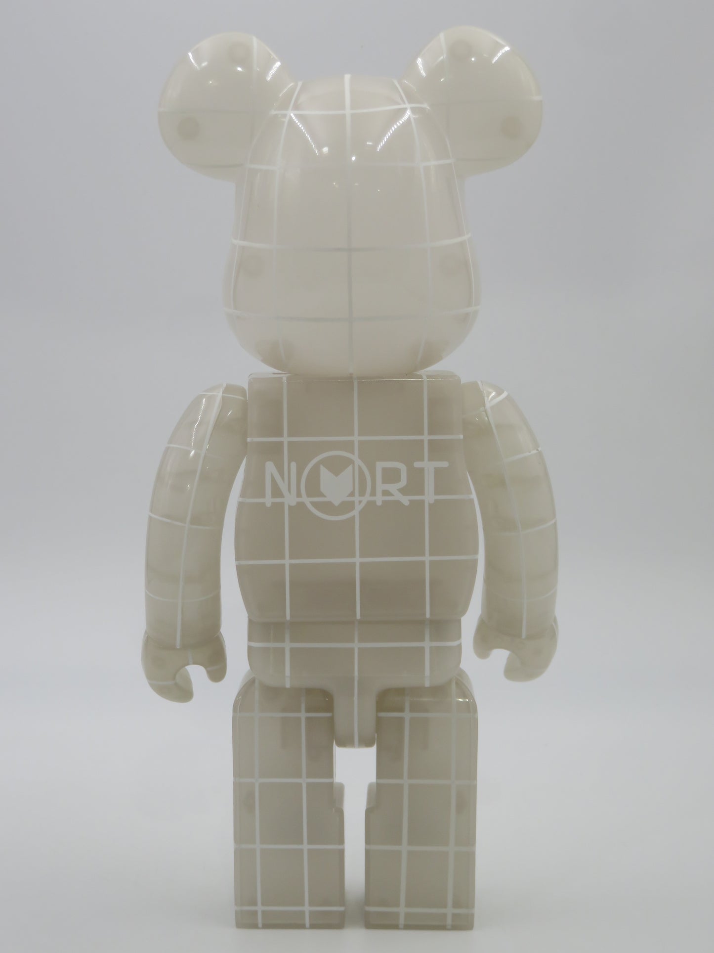 BEARBRICK Nort Blue GID 400% Figure - Medicom Toy (2007) Be@rbrick Art Toy & Box