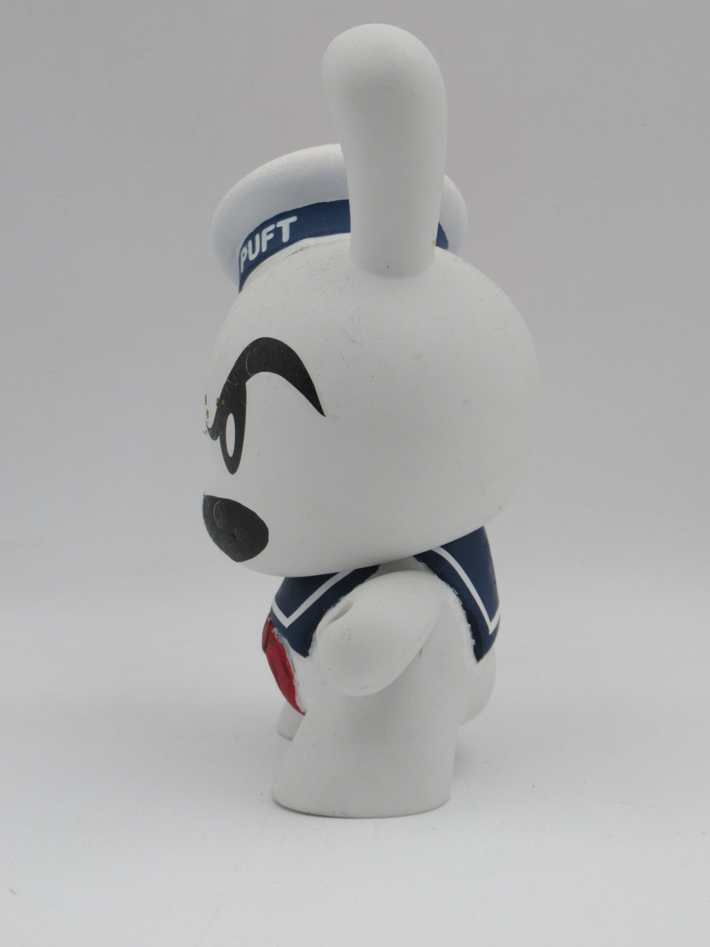 CUSTOM Stay Puft Marshmallow Man Dunny Figure -  Kidrobot (c. 2000s) Ghostbusters Collectible Art Toy