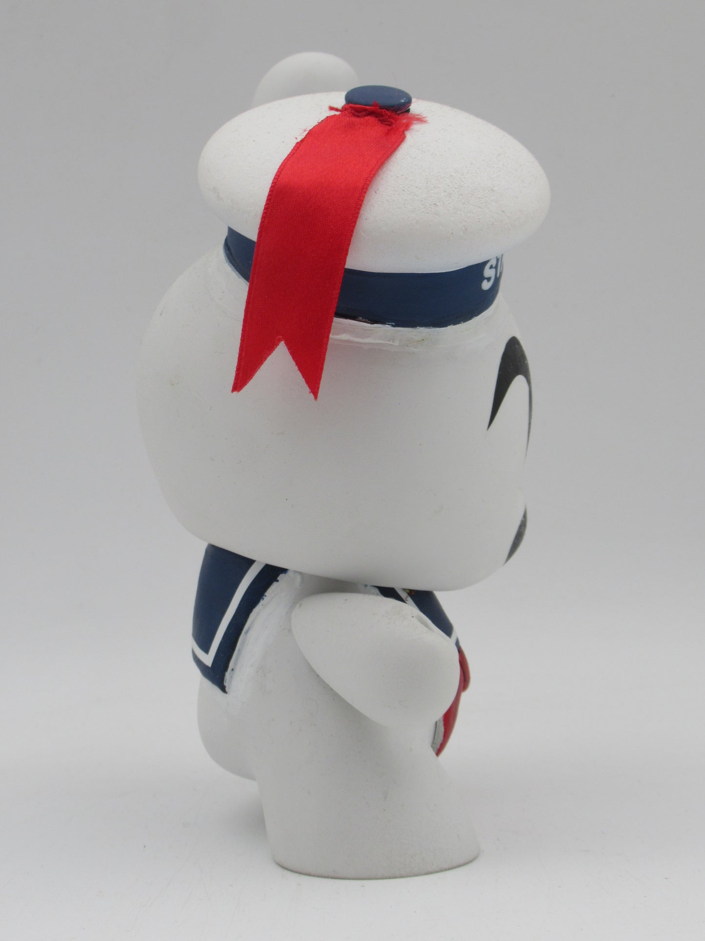 CUSTOM Stay Puft Marshmallow Man Dunny Figure -  Kidrobot (c. 2000s) Ghostbusters Collectible Art Toy