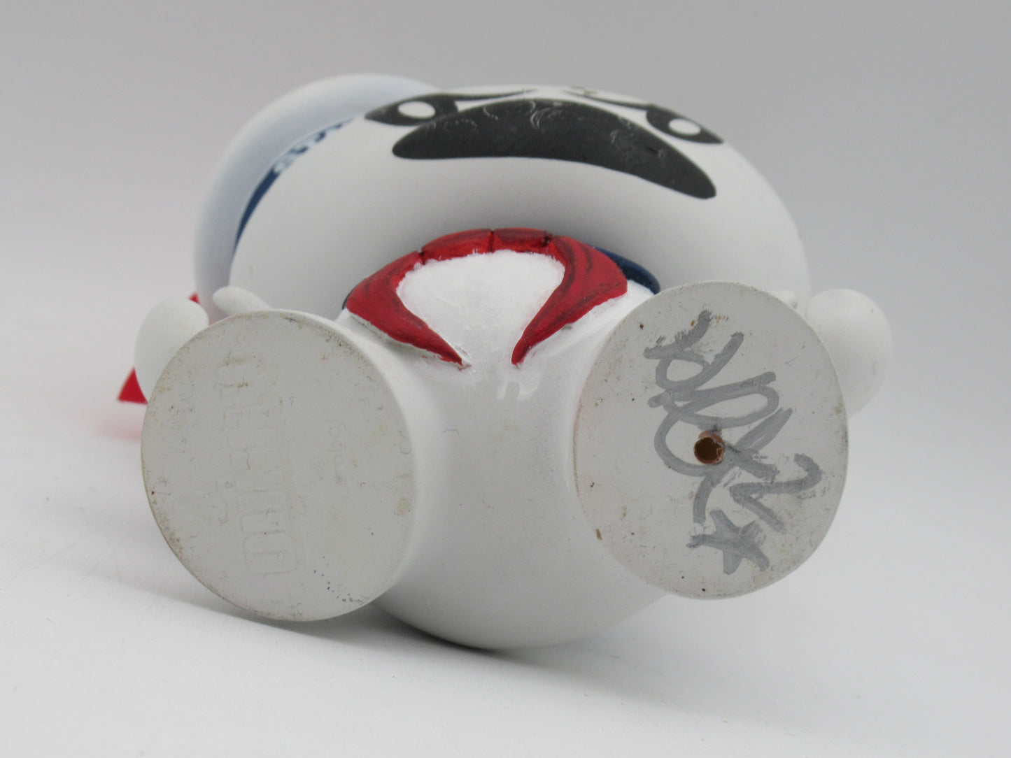 CUSTOM Stay Puft Marshmallow Man Dunny Figure -  Kidrobot (c. 2000s) Ghostbusters Collectible Art Toy