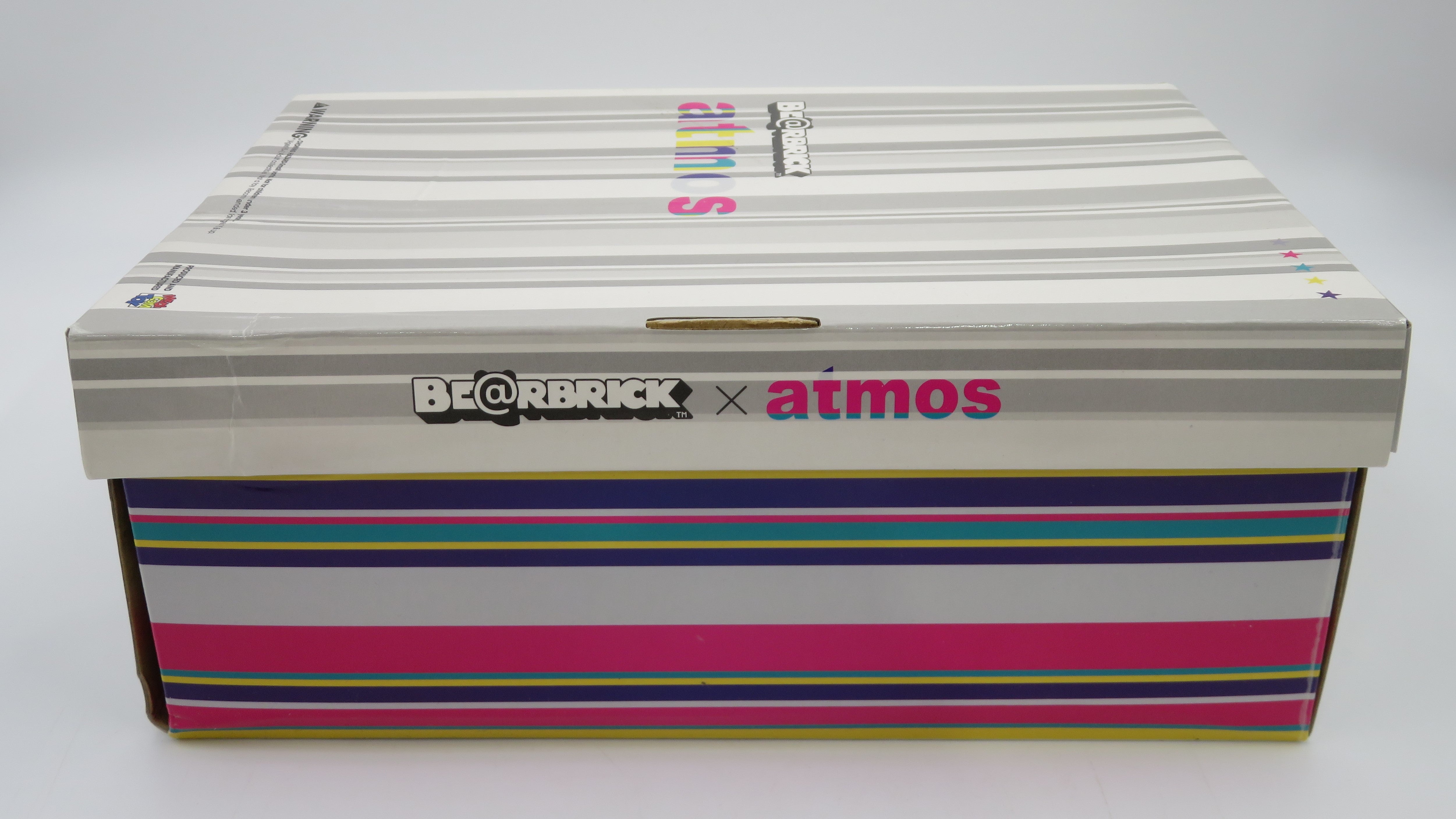 BEARBRICK Atmos Crazy Stars 400% & 100% Figure Set - Medicom Toy (2009) Art Toy