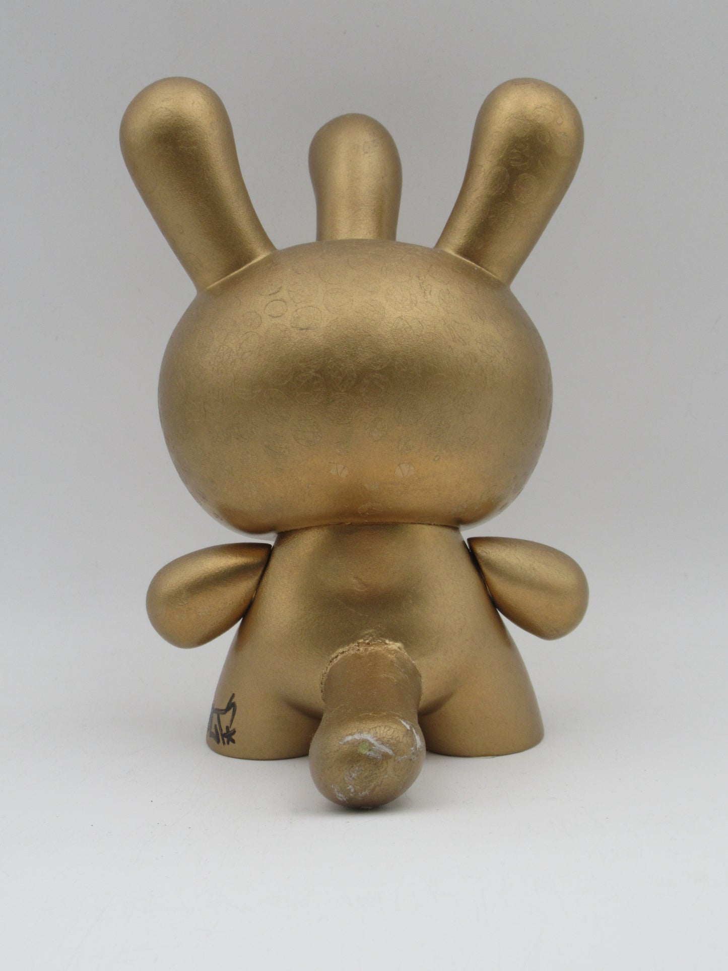 CUSTOM Golden Dunny Figure - Dr. Revolt x Kidrobot (c. 2000s) Artist SIGNED Collectible Art Toy