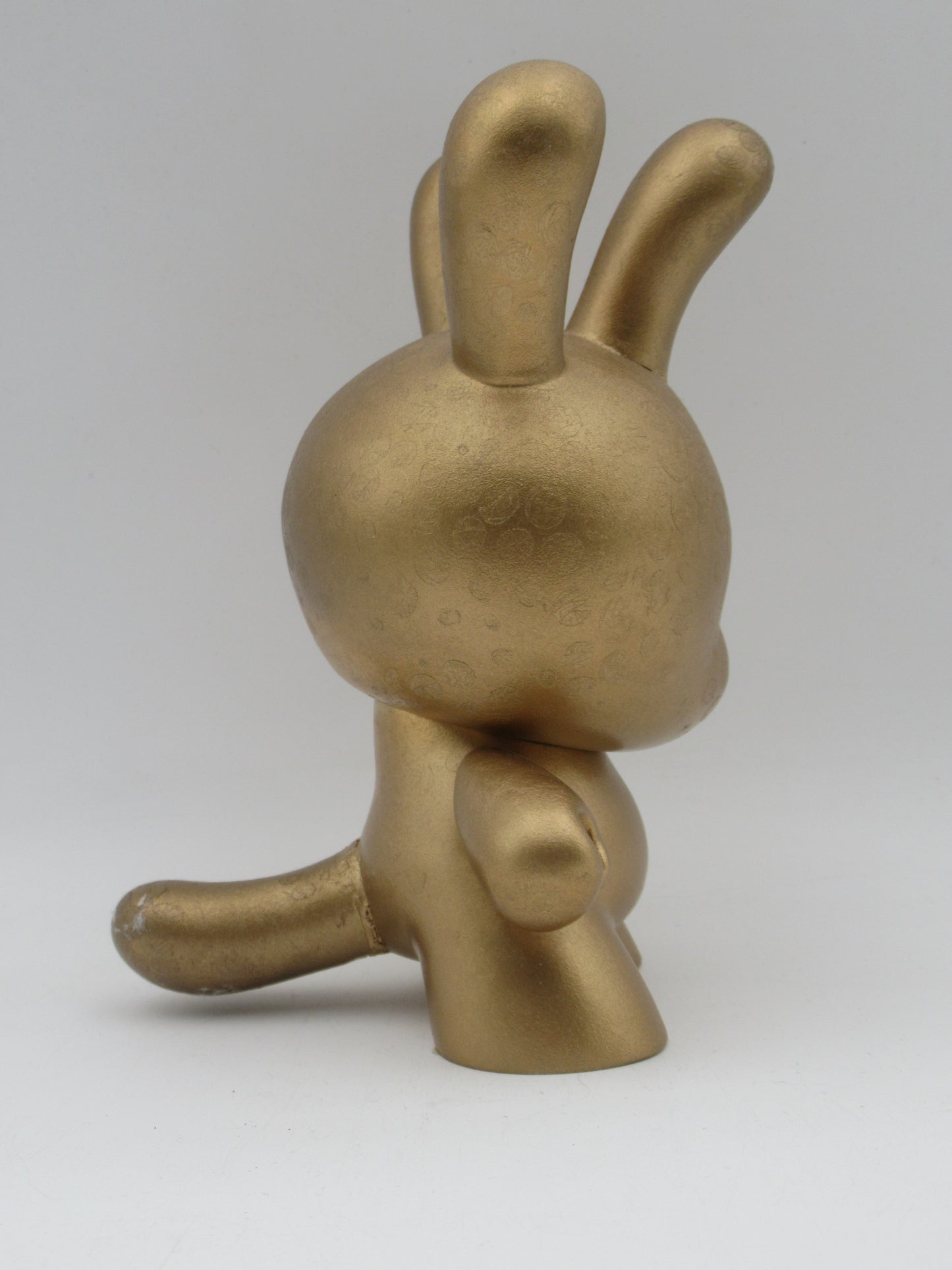 CUSTOM Golden Dunny Figure - Dr. Revolt x Kidrobot (c. 2000s) Artist SIGNED Collectible Art Toy