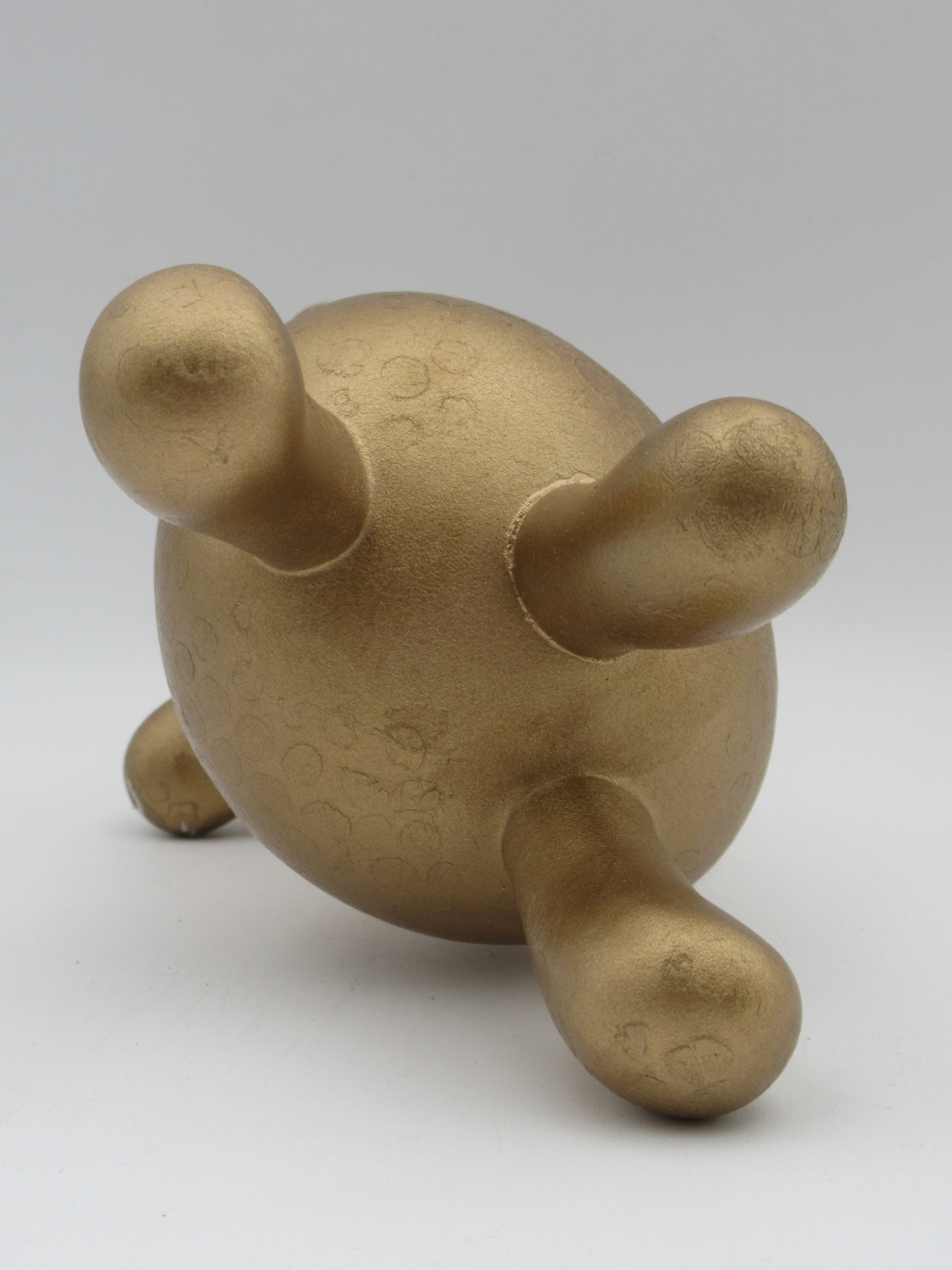 CUSTOM Golden Dunny Figure - Dr. Revolt x Kidrobot (c. 2000s) Artist SIGNED Collectible Art Toy