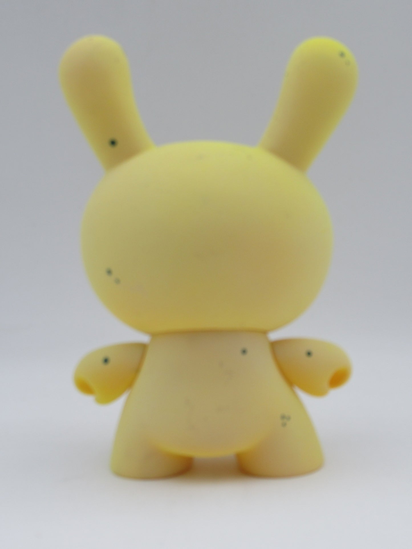 CUSTOM Yellow Dunny Figure - Upso x Kidrobot (c. 2000s) Artist SIGNED Collectible Art Toy