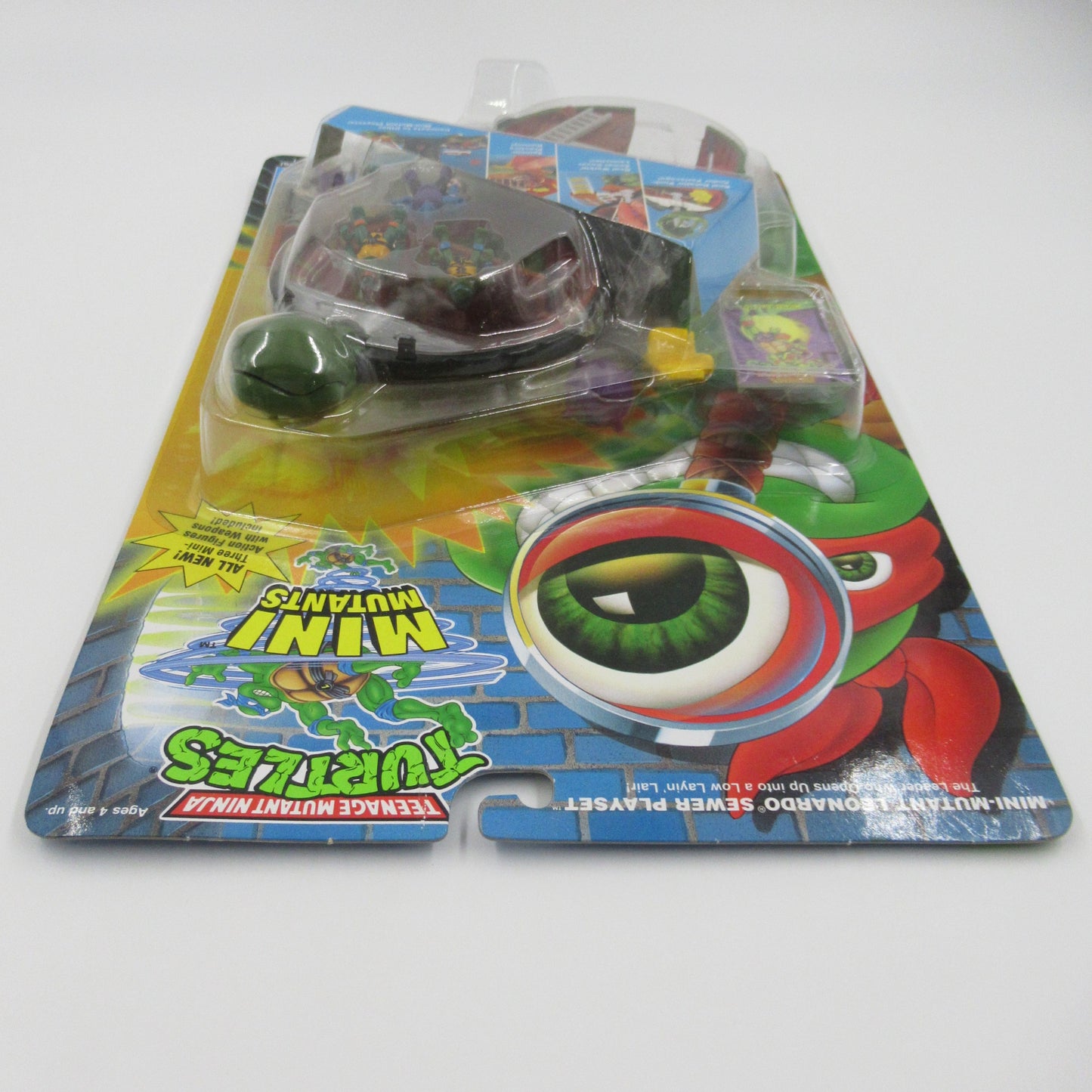 TMNT Mini Mutants Leonardo Sewer Playset Teenage Mutant Ninja Turtles- Playmates (1994)