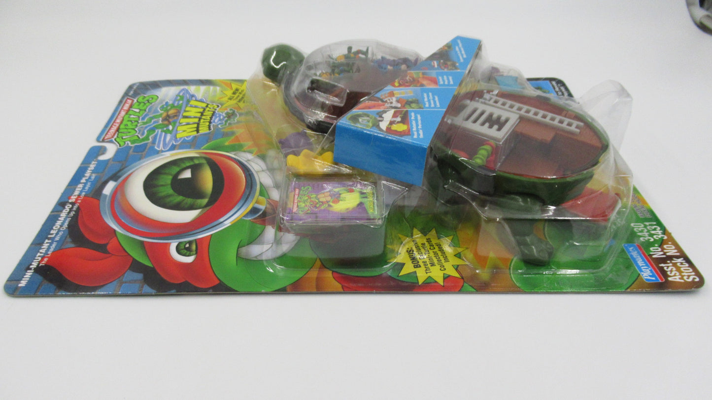 TMNT Mini Mutants Leonardo Sewer Playset Teenage Mutant Ninja Turtles- Playmates (1994)