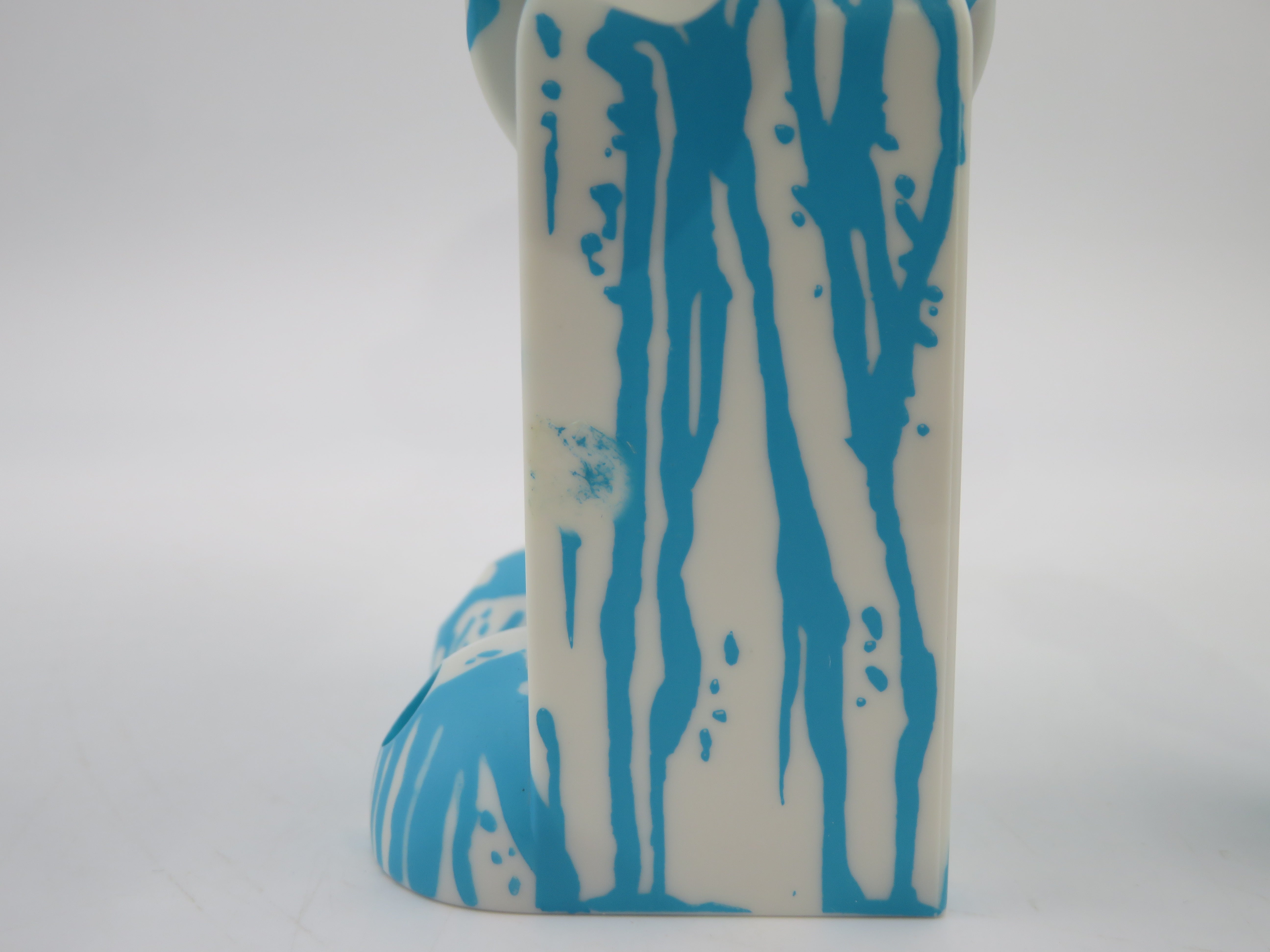 BEARBRICK Isetan "Andre" 400% & 100% Figure Set - Medicom Toy (2006) Blue Be@rbrick Art Toy