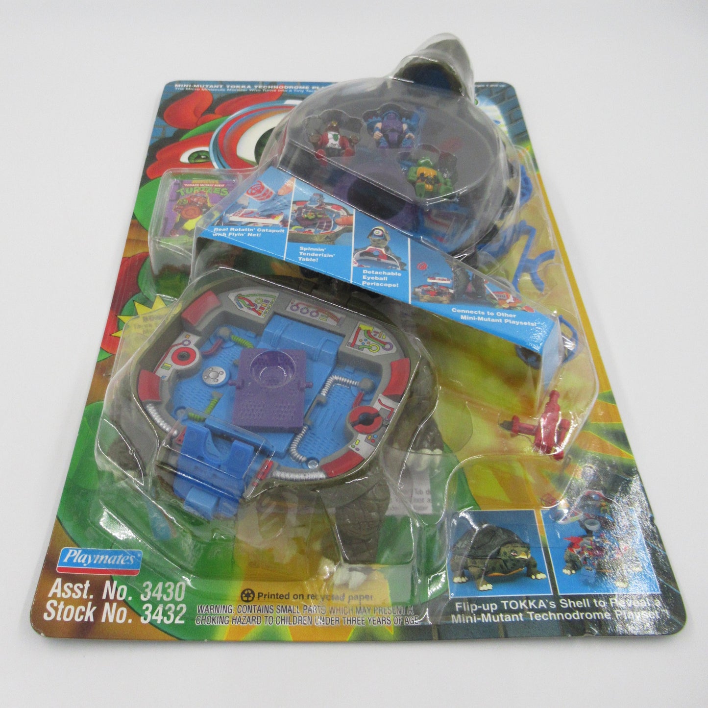 TMNT Mini Mutants Tokka Technodrome Playset Teenage Mutant Ninja Turtles- Playmates (1994)