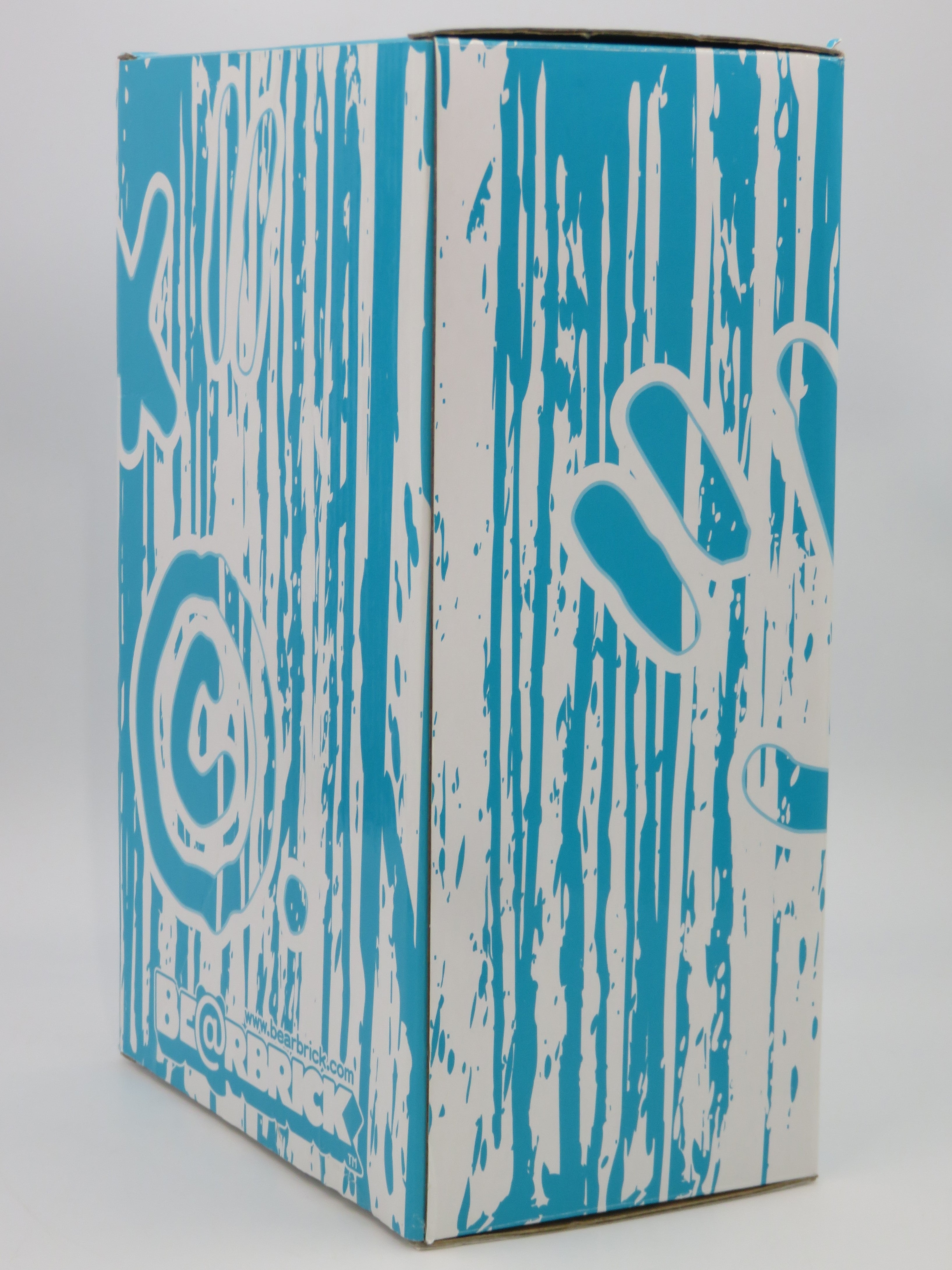 BEARBRICK Isetan "Andre" 400% & 100% Figure Set - Medicom Toy (2006) Blue Be@rbrick Art Toy