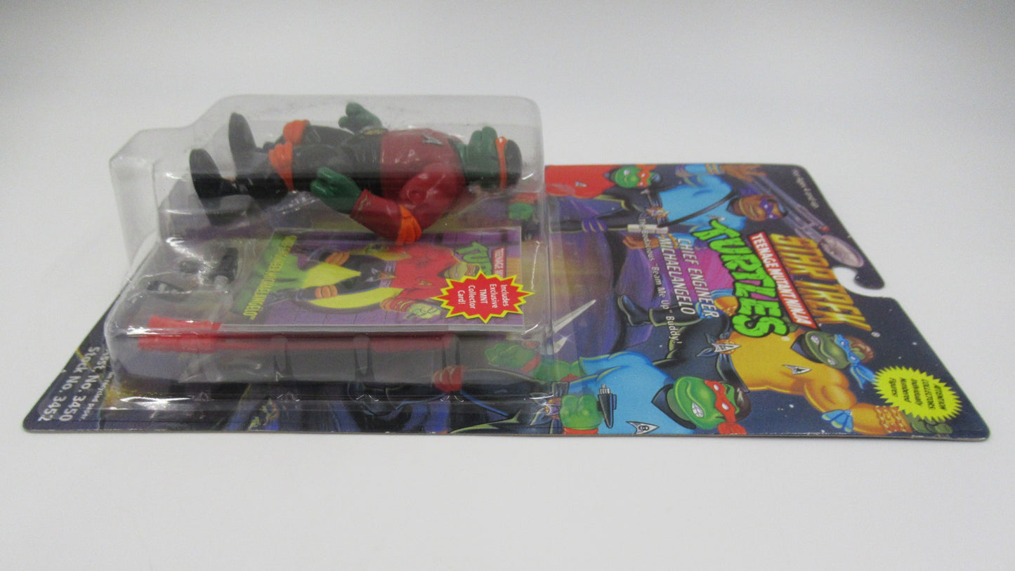 TMNT Star Trek 4.5" Teenage Mutant Ninja Turtles Action Figure Set of 4 - Playmates (1994)