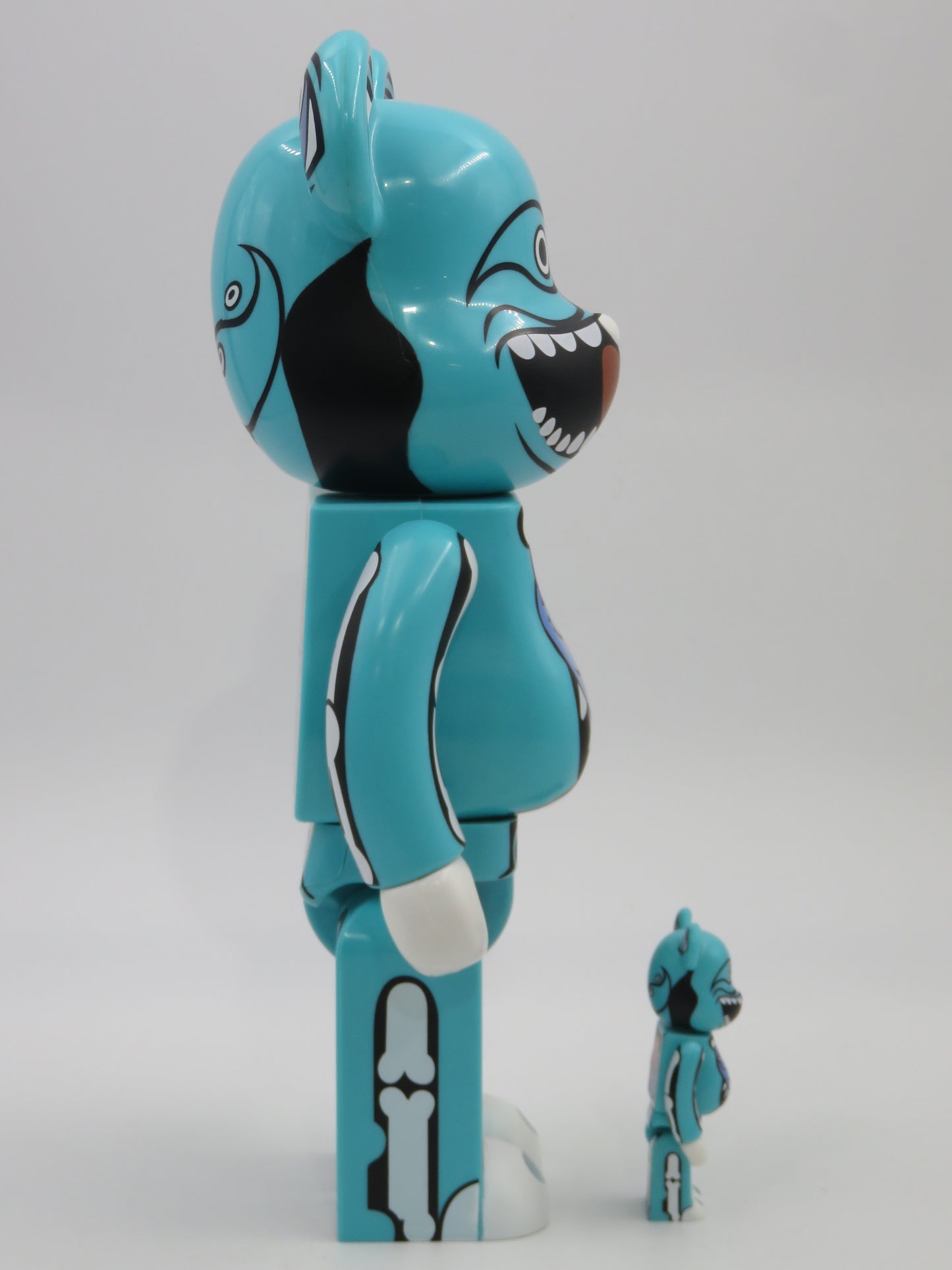 BEARBRICK Ron English SDCC 400% & 100% Figure Set - Medicom Toy (2007) Be@rbrick Art Toy