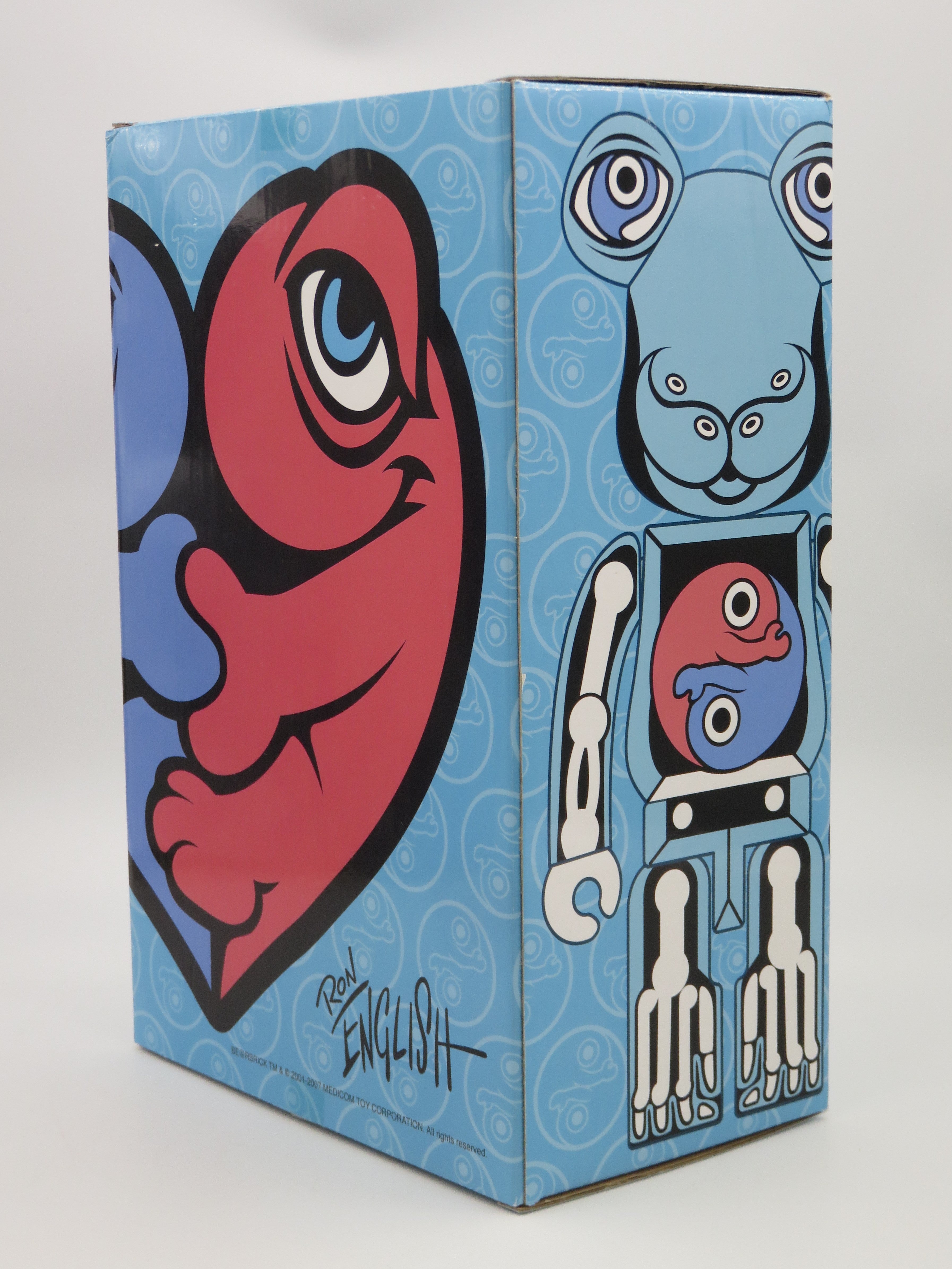 BEARBRICK Ron English SDCC 400% & 100% Figure Set - Medicom Toy (2007) Be@rbrick Art Toy