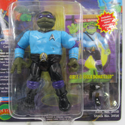 Teenage Mutant Ninja Turtles Star Trek 4.5" TMNTs Action Figure Set of 4 - Playmates (1994)