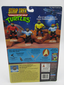 Teenage Mutant Ninja Turtles Star Trek 4.5" TMNTs Action Figure Set of 4 - Playmates (1994)