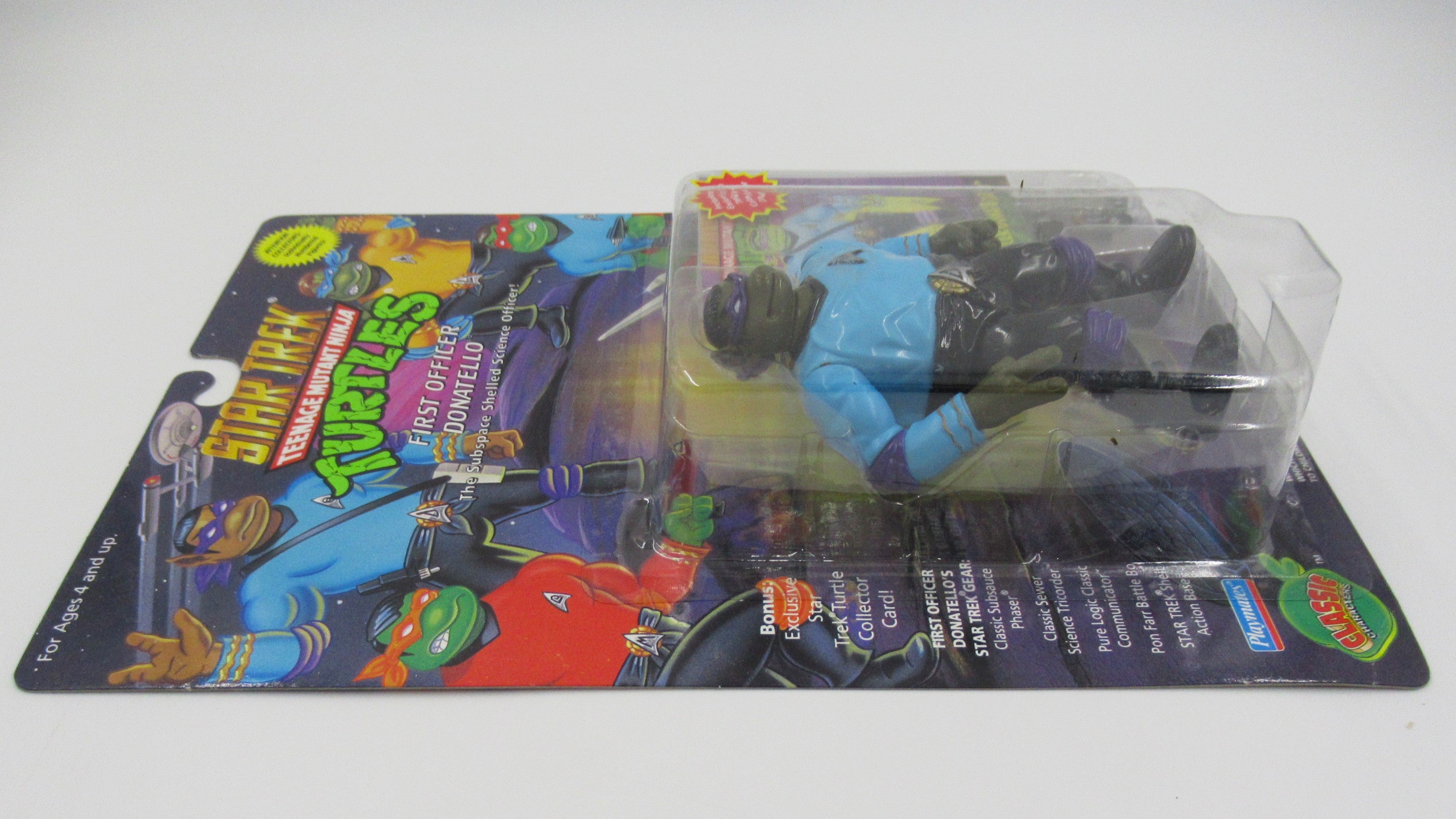 Teenage Mutant Ninja Turtles Star Trek 4.5" TMNTs Action Figure Set of 4 - Playmates (1994)