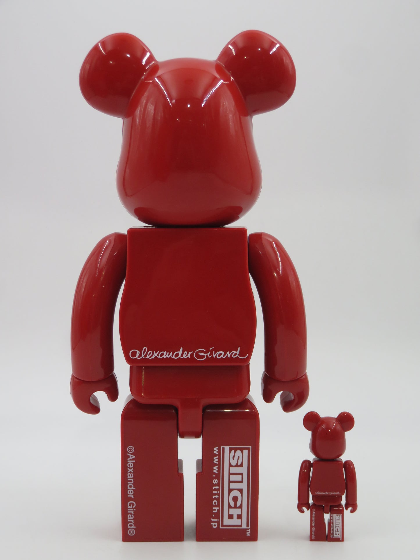 BEARBRICK Stitch x Alexander Girard 400% & 100% Figure Set - Medicom Toy (2007) Be@rbrick Art Toy