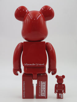 BEARBRICK Stitch x Alexander Girard 400% & 100% Figure Set - Medicom Toy (2007) Be@rbrick Art Toy