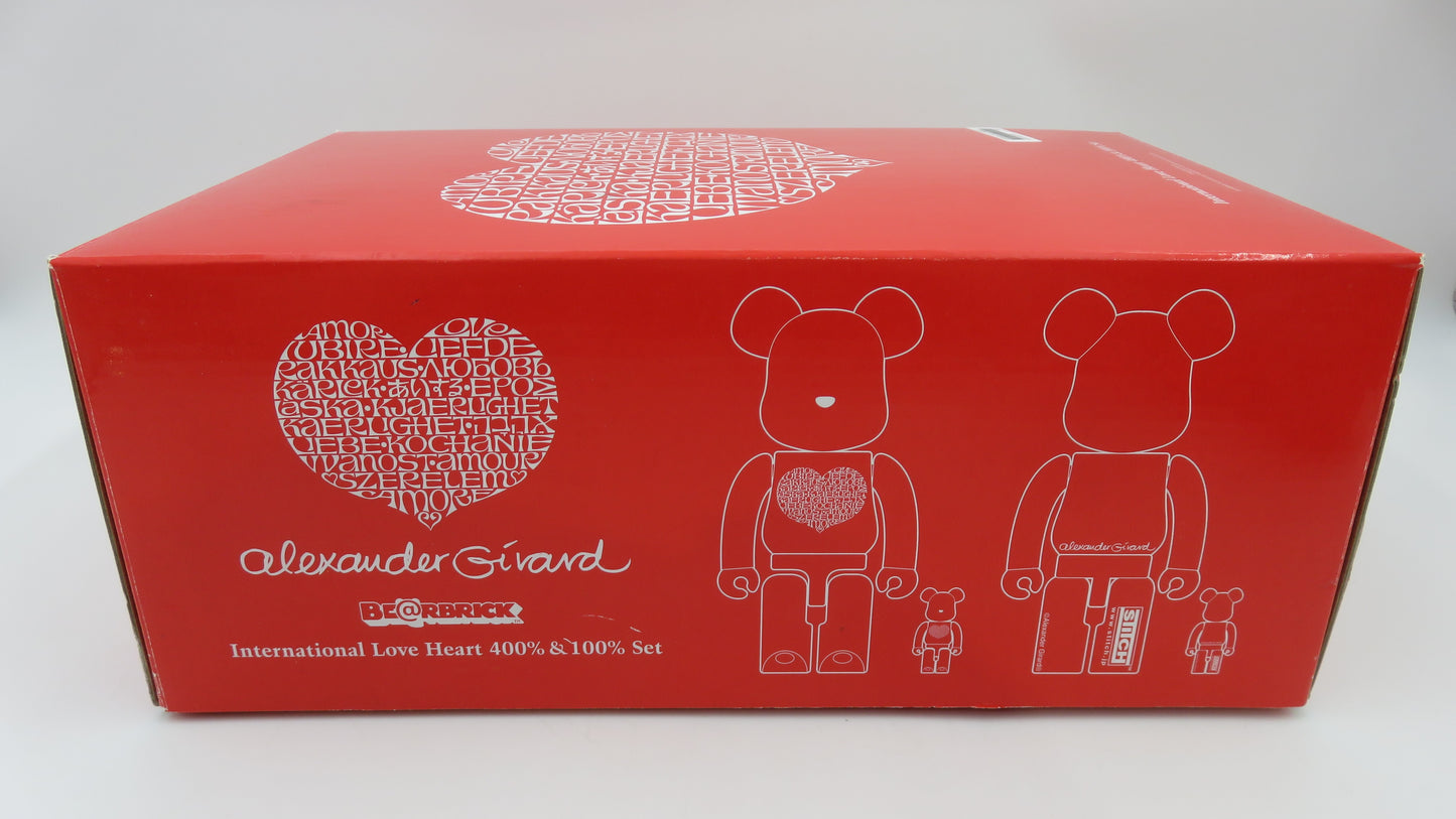 BEARBRICK Stitch x Alexander Girard 400% & 100% Figure Set - Medicom Toy (2007) Be@rbrick Art Toy