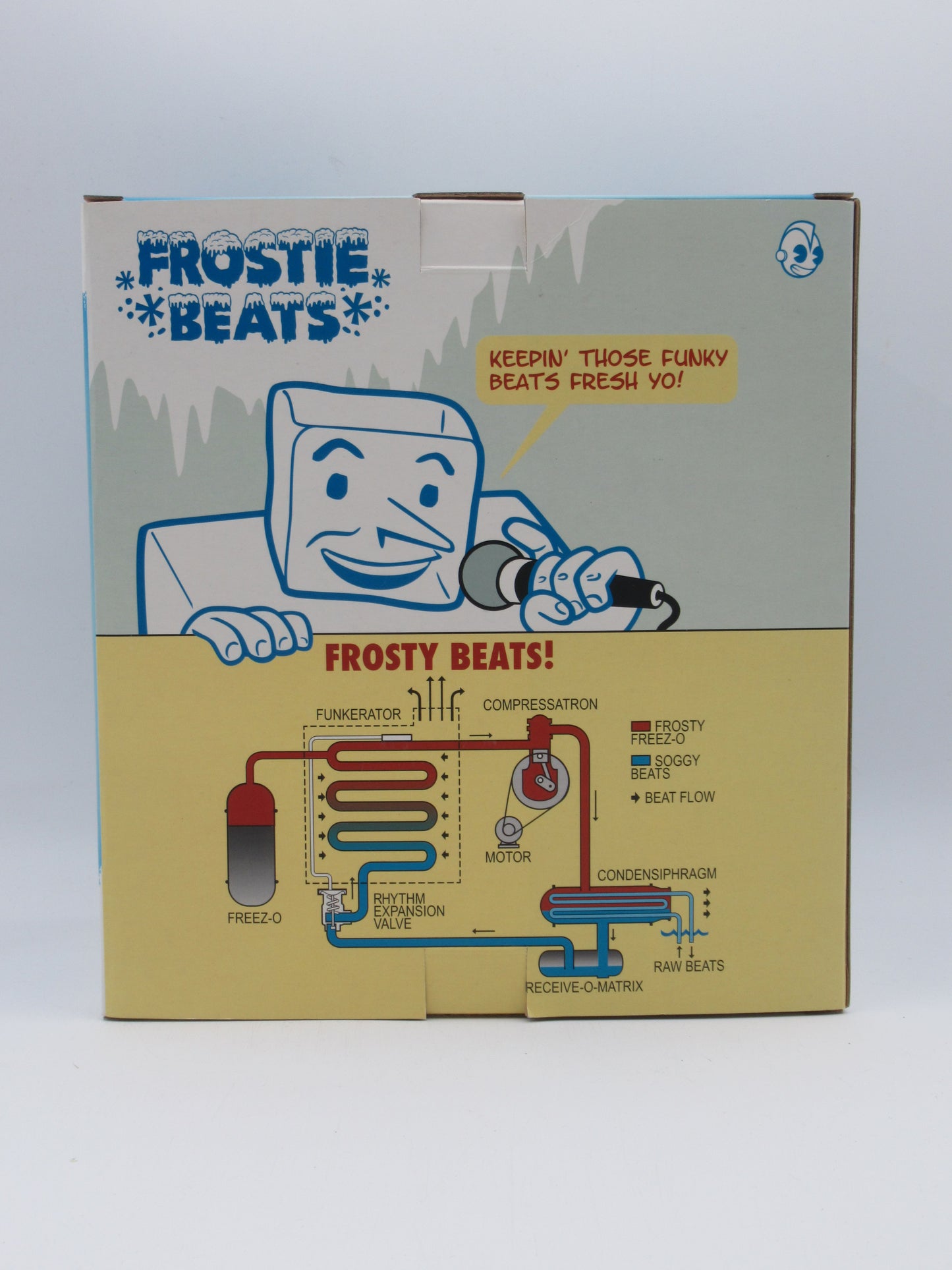 MC ICEBOX Frostie Beats 7" Vinyl Figure - Interspectacular x Kidrobot (2009) Designer Urban Art Toy