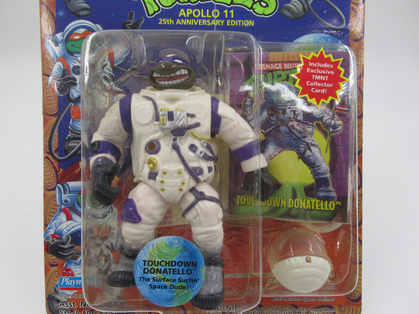 TMNT Apollo 11 Touchdown Donatello 4.5" Figure Teenage Mutant Ninja Turtles - Playmates (1994)