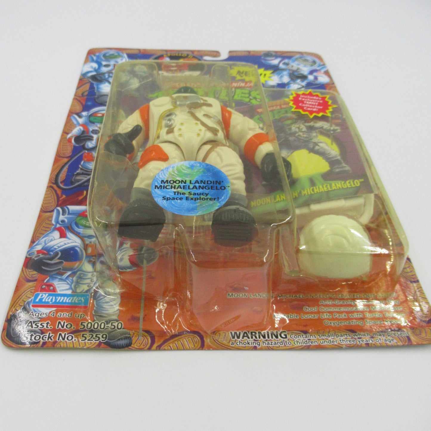 TMNT Apollo 11 Moon Landin' Michaelangelo 4.5" Figure Teenage Mutant Ninja Turtles - Playmates (1994)