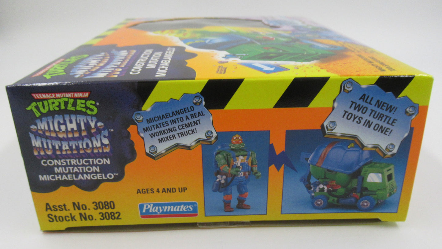 TMNT Construction Mutation Michaelangelo 4.5" Figure Teenage Mutant Ninja Turtles - Playmates (1994)