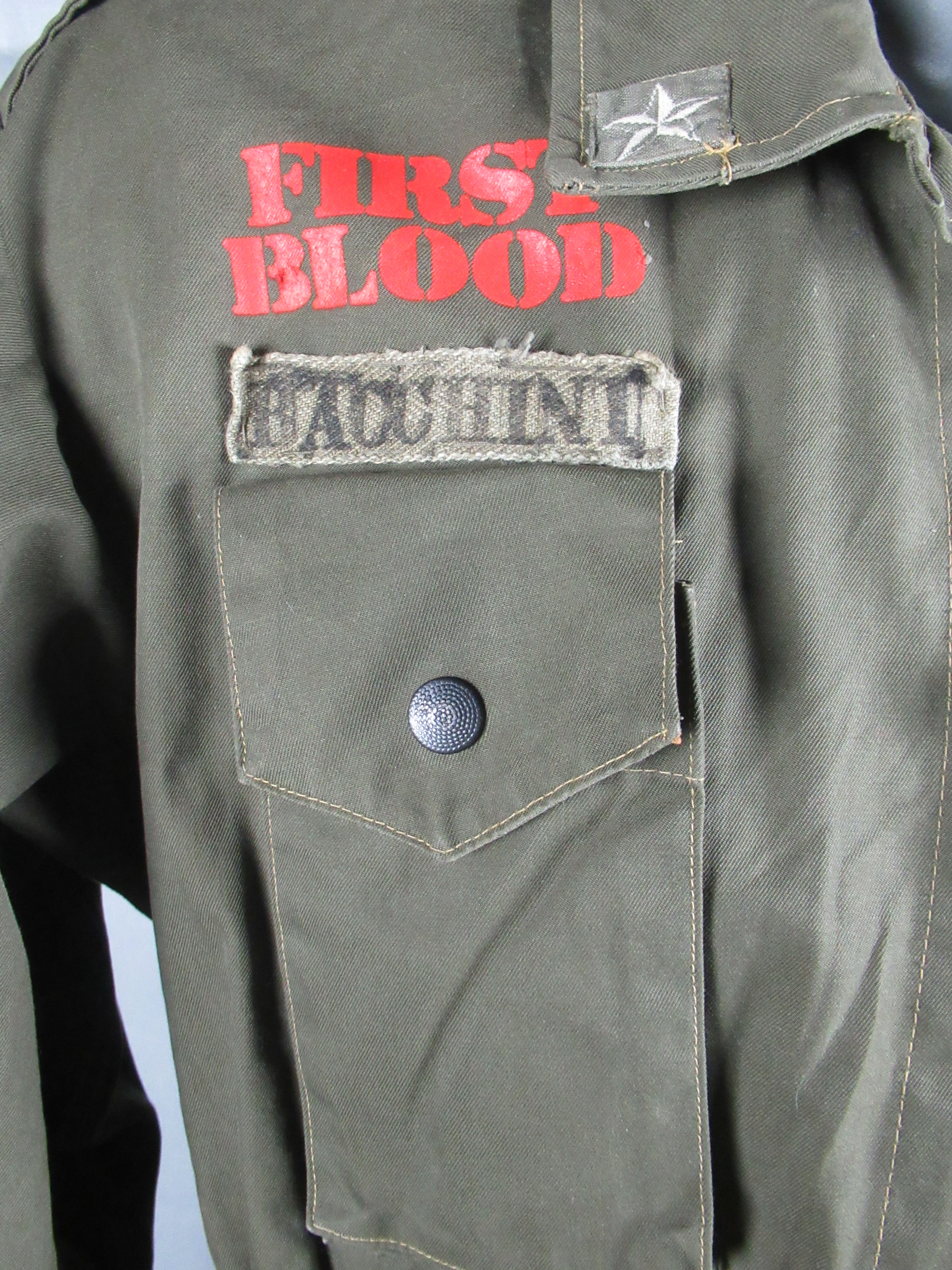 RAMBO: First Blood Army Jacket Cast & Crew Gift - Sylvester Stallone Film Memorabilia