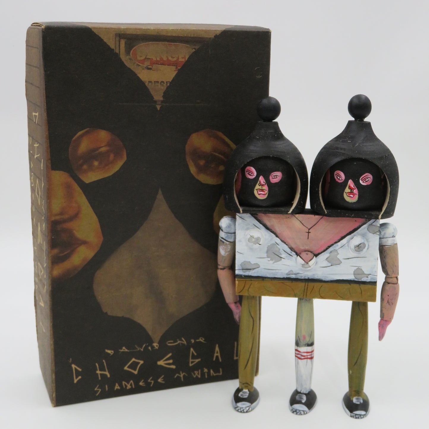 CHOEGAL Siamese Twins - David Choe/Ningyoushi (2009) Hand-Painted Limited Edition Art Figure