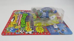 Teenage Mutant Ninja Turtles Sewer Sports Raph + Mike 4.5" Figure TMNTs - Playmates (1991)