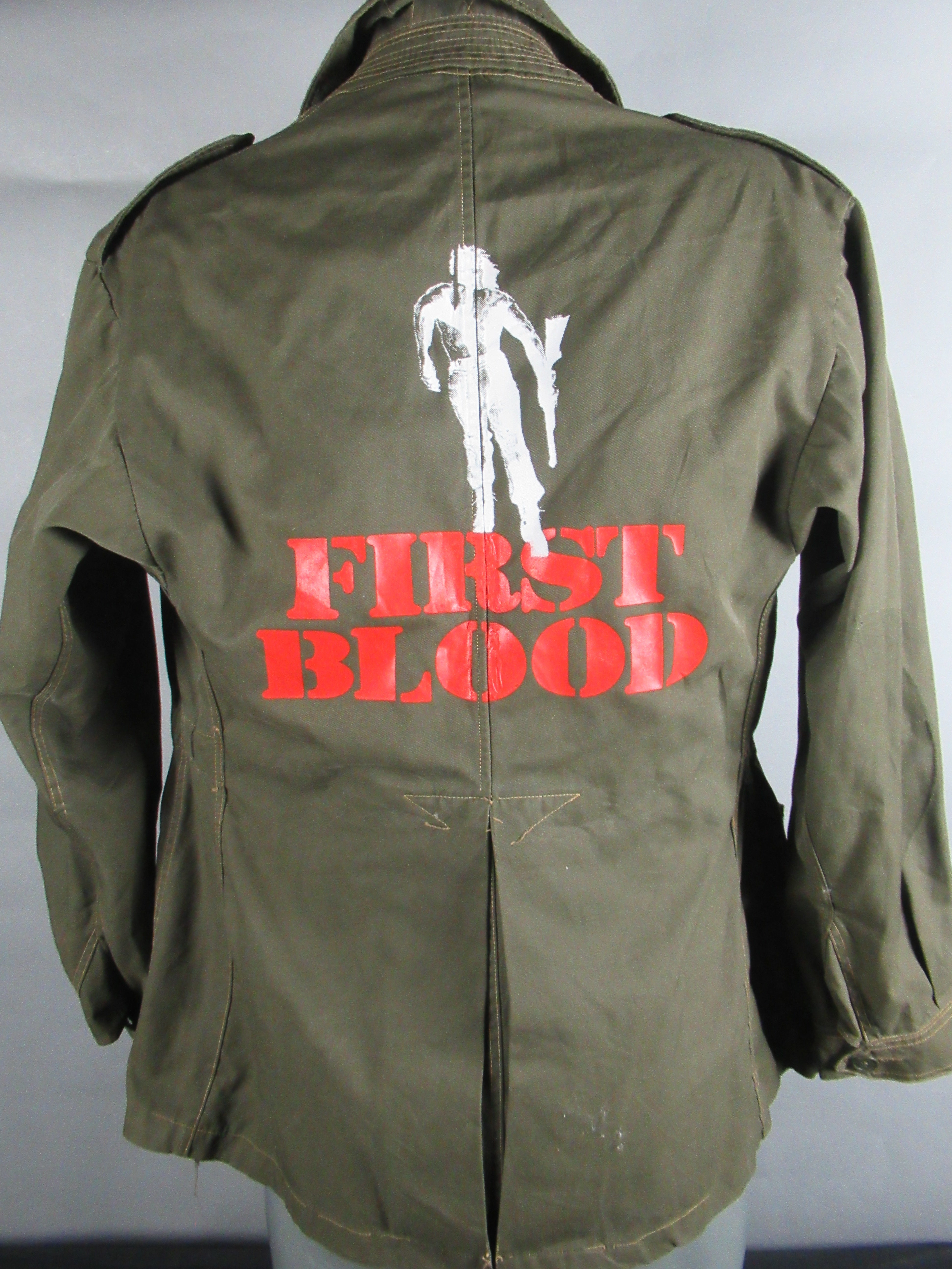 RAMBO: First Blood Army Jacket Cast & Crew Gift - Sylvester Stallone Film Memorabilia