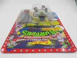 Teenage Mutant Ninja Turtles Shell Kickin' & Grand Slammin' Raph Sewer Sports All-Star 4.5" Figure TMNTs - Playmates (1991)