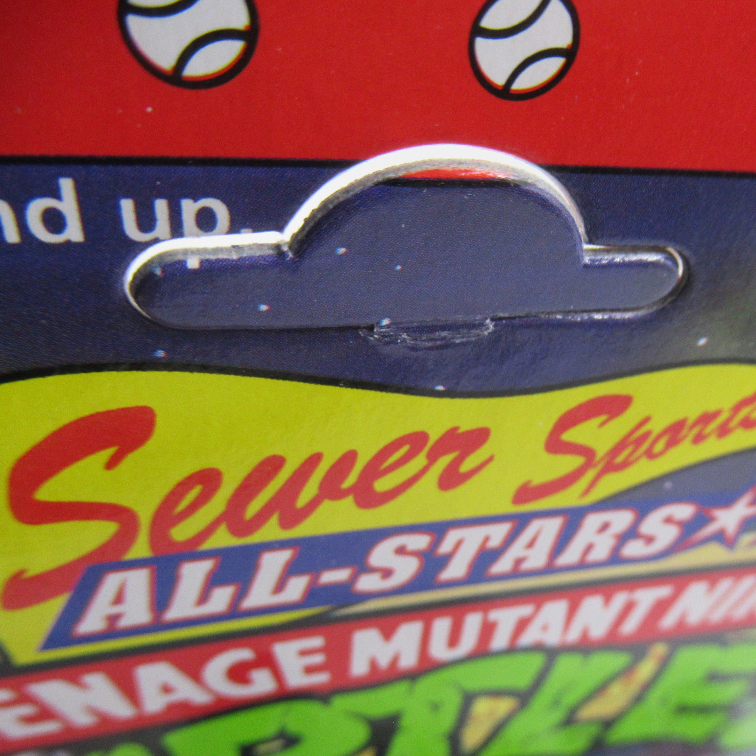 Teenage Mutant Ninja Turtles Shell Kickin' & Grand Slammin' Raph Sewer Sports All-Star 4.5" Figure TMNTs - Playmates (1991)