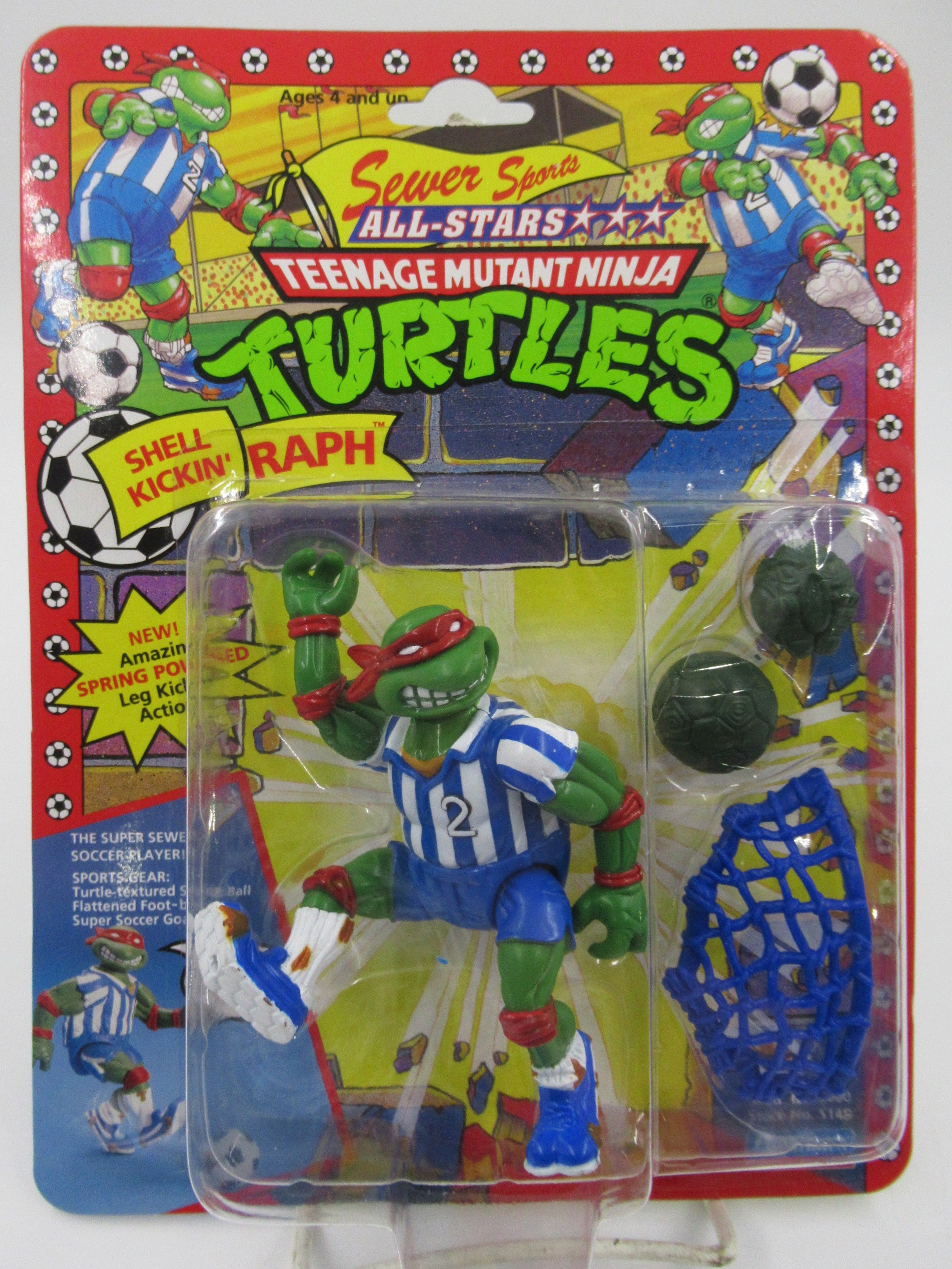 Teenage Mutant Ninja Turtles Shell Kickin' & Grand Slammin' Raph Sewer Sports All-Star 4.5