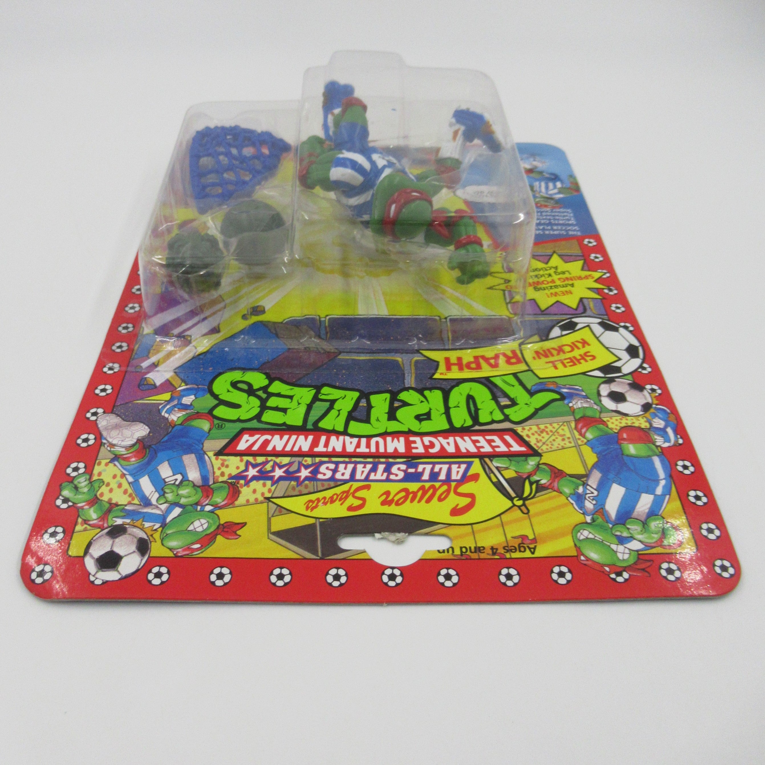 Teenage Mutant Ninja Turtles Shell Kickin' & Grand Slammin' Raph Sewer Sports All-Star 4.5" Figure TMNTs - Playmates (1991)