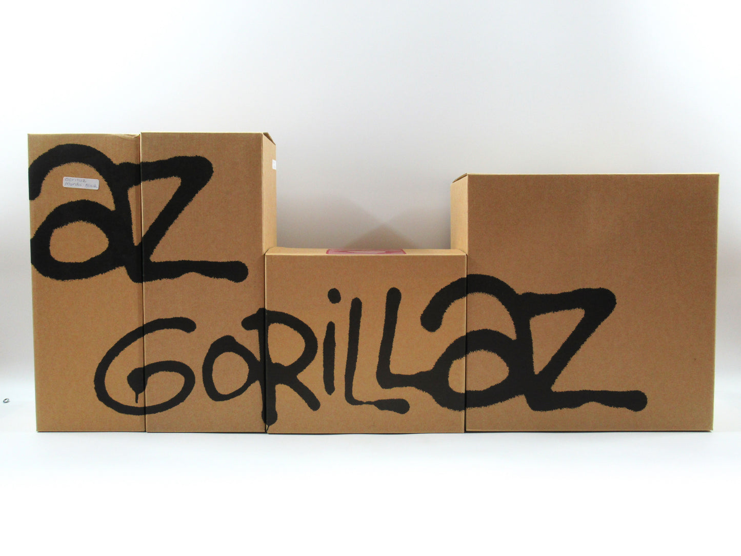 GORILLAZ Black Series Vinyl Figure Set of (4) - Kidrobot (2005) 2-D, Murdoc, Russel, & Noodle Art Toys