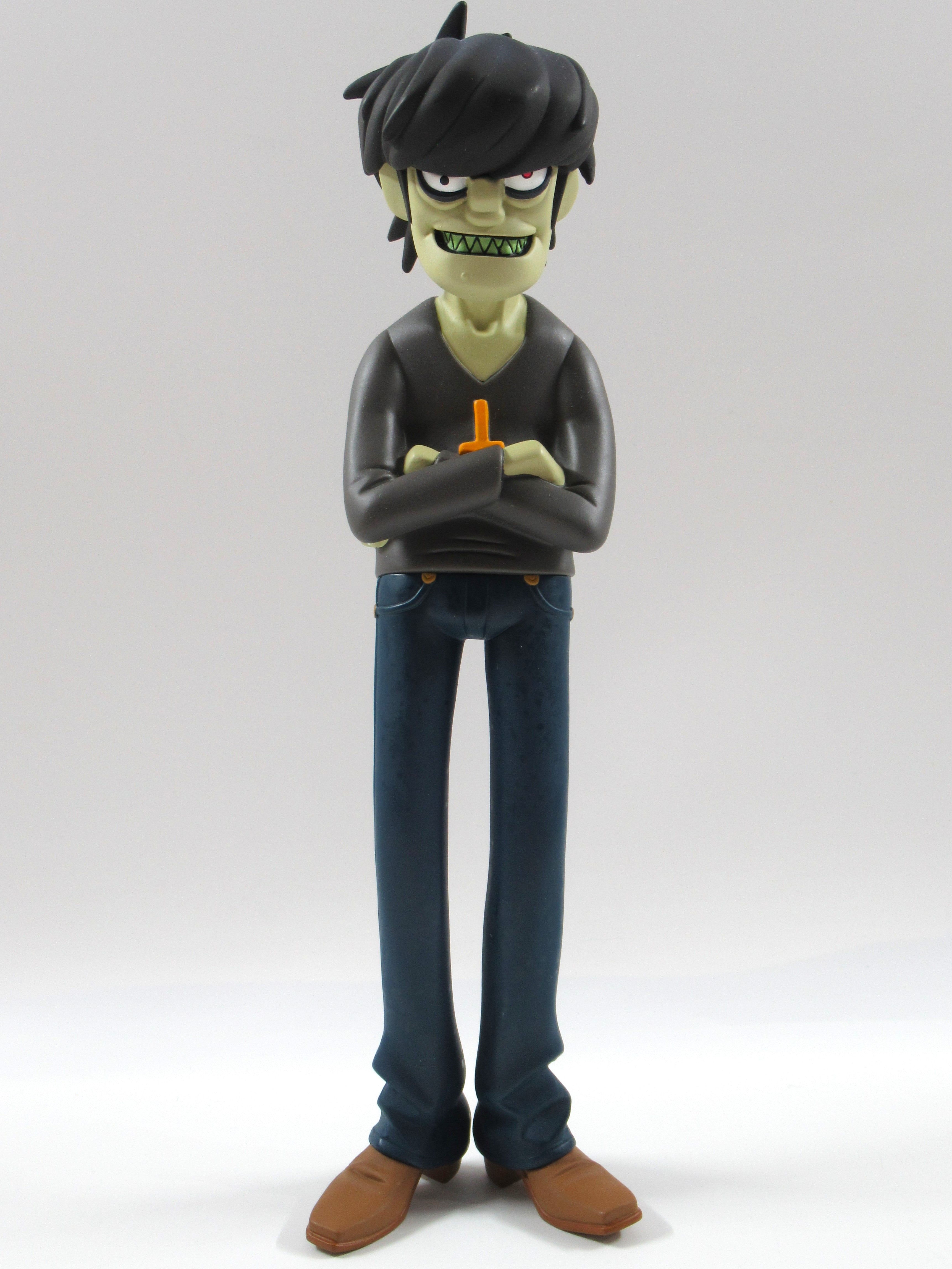 GORILLAZ Black Series Vinyl Figure Set of (4) - Kidrobot (2005) 2-D, Murdoc, Russel, & Noodle Art Toys