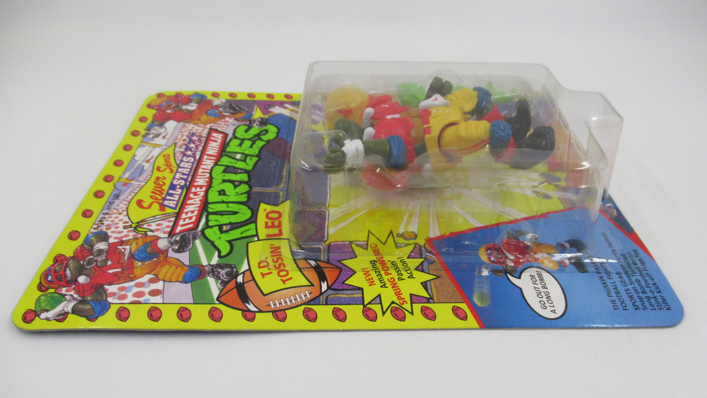 TMNT Sewer Sports 4.5" Figure Teenage Mutant Ninja Turtles Group of (3) - Playmates (1991)