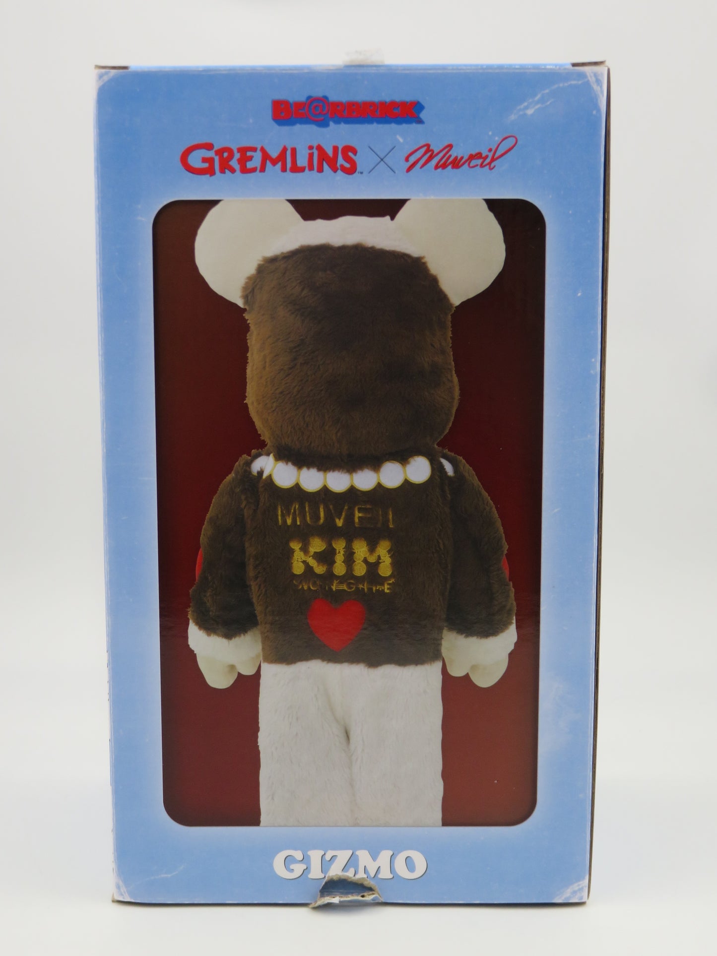 BEARBRICK x Muveil Gizmo 400% Figure - Medicom Toy (2015) Gremlins Art Toy