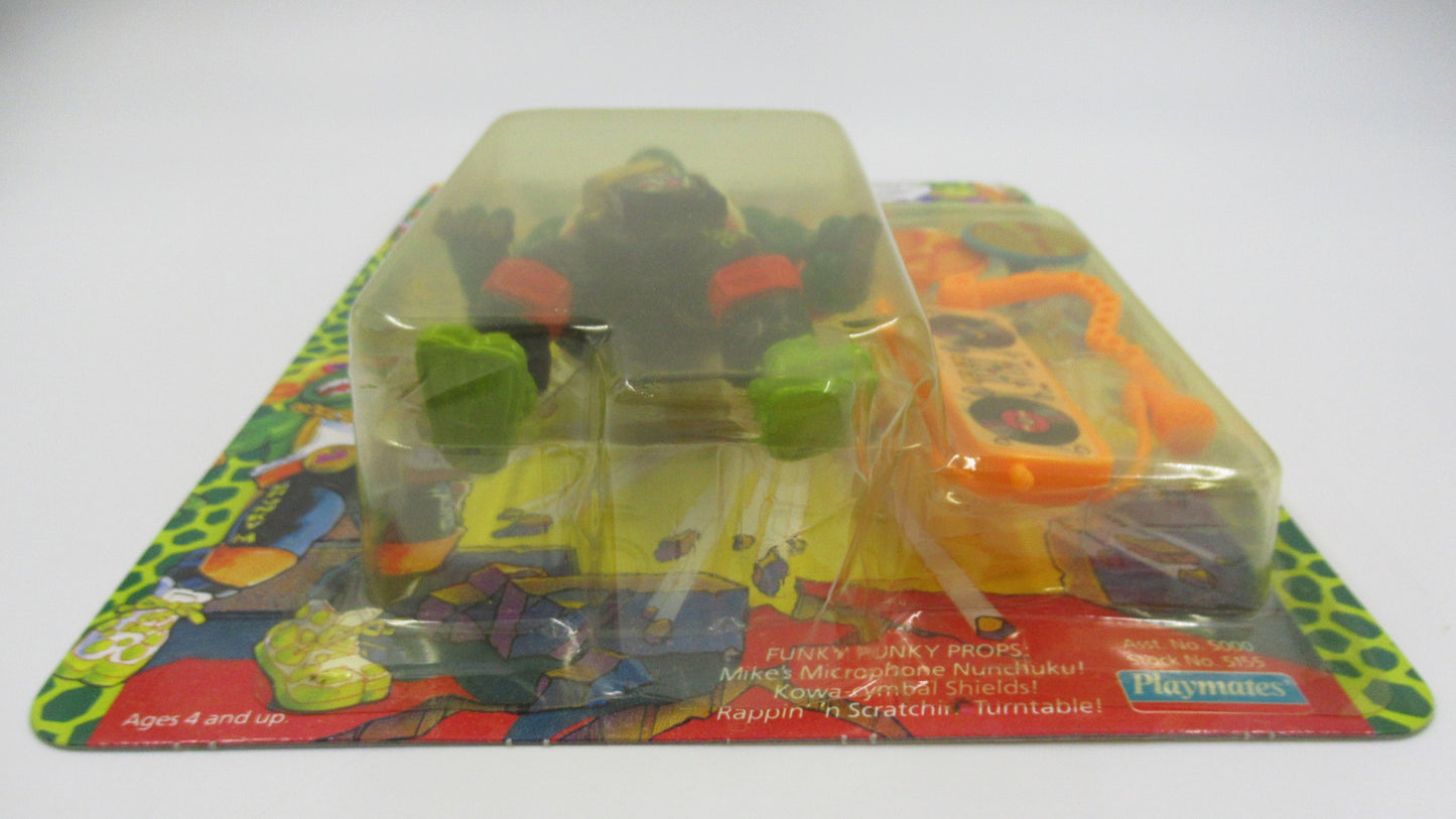 TMNT Rock 'N Rollin' Rappin' Mike 4.5" Figure Teenage Mutant Ninja Turtles - Playmates (1991)