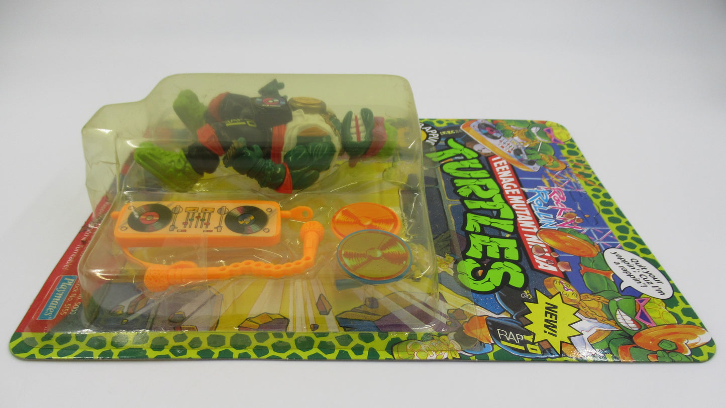 TMNT Rock 'N Rollin' Rappin' Mike 4.5" Figure Teenage Mutant Ninja Turtles - Playmates (1991)