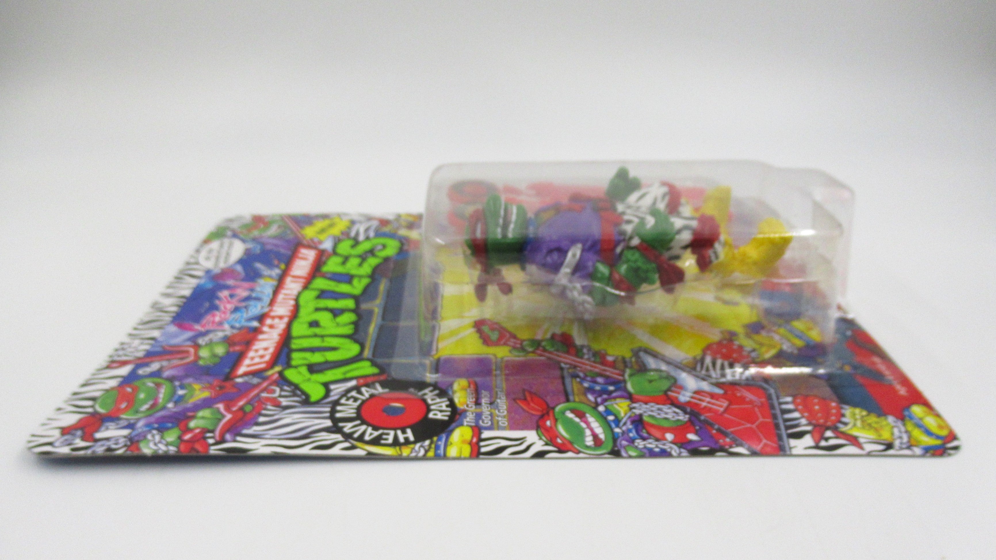 Teenage Mutant Ninja Turtles Rock 'N Rollin' Heavy Metal Raph 4.5" Figure TMNTs - Playmates (1991)