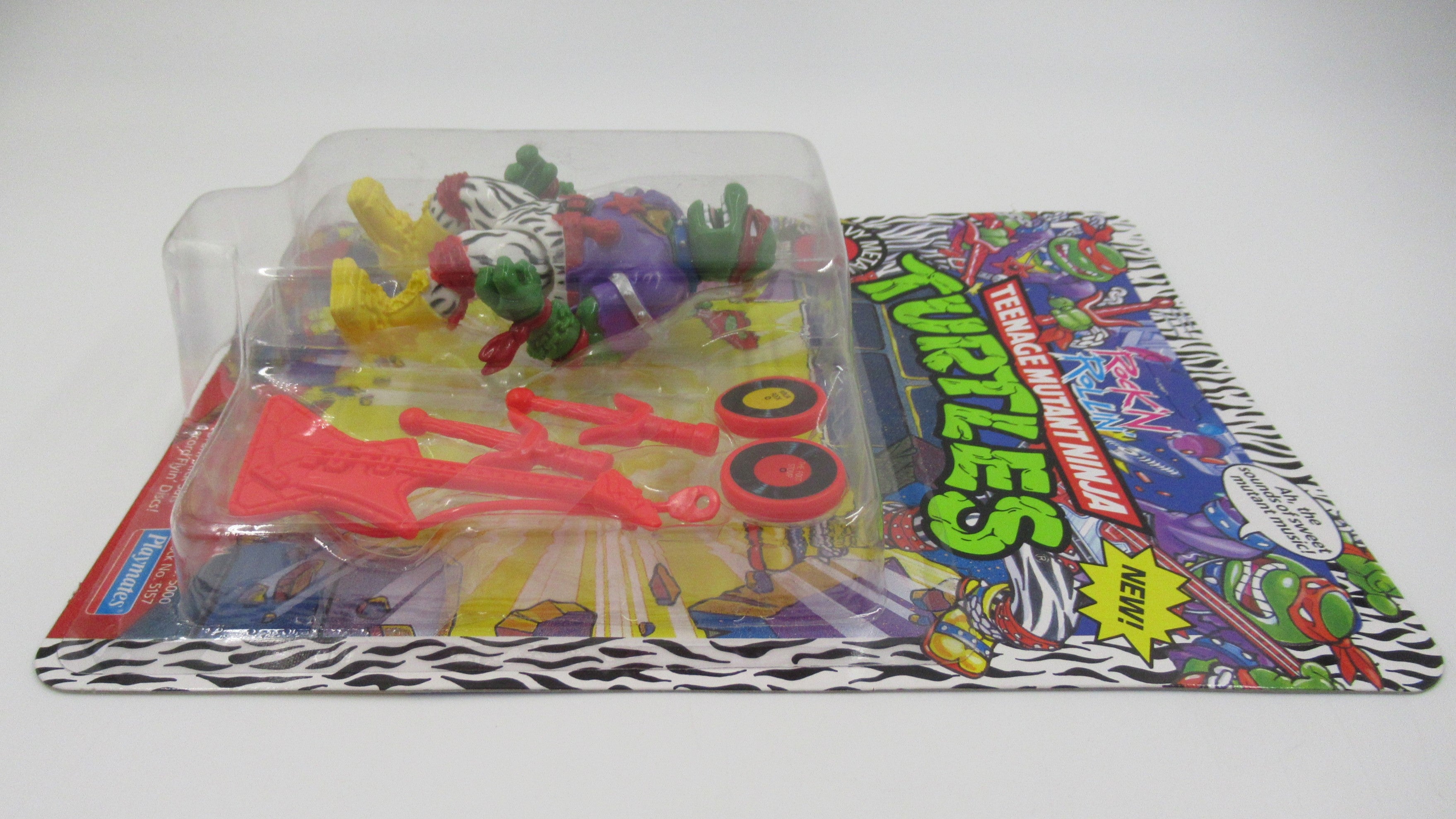 Teenage Mutant Ninja Turtles Rock 'N Rollin' Heavy Metal Raph 4.5" Figure TMNTs - Playmates (1991)