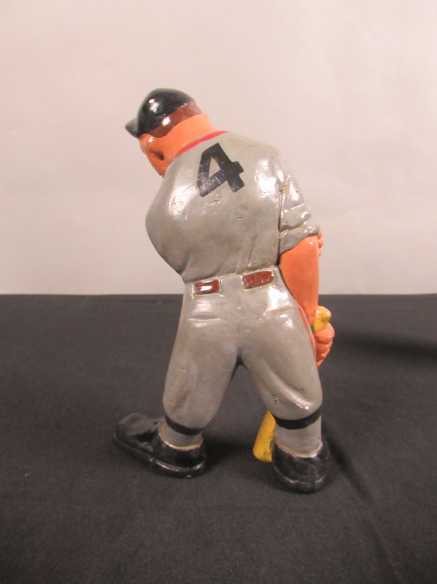 VINTAGE Baseball Figure Trio Set  - L. L. Rittgers (c. 1940s) Collectible Sport Chalkware Statuettes