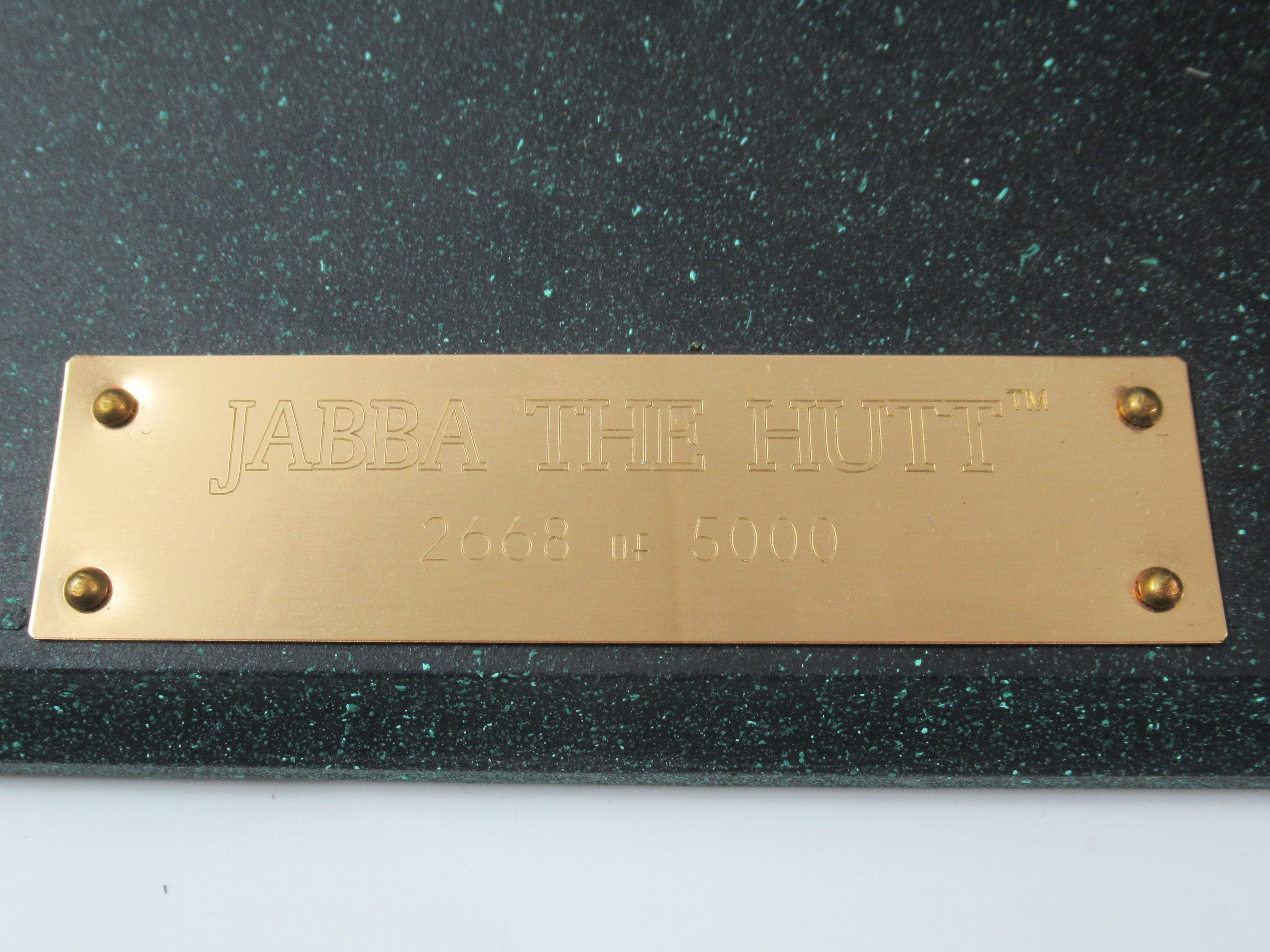 STAR WARS Jabba the Hutt - Illusive Concepts (1996) w/ COA