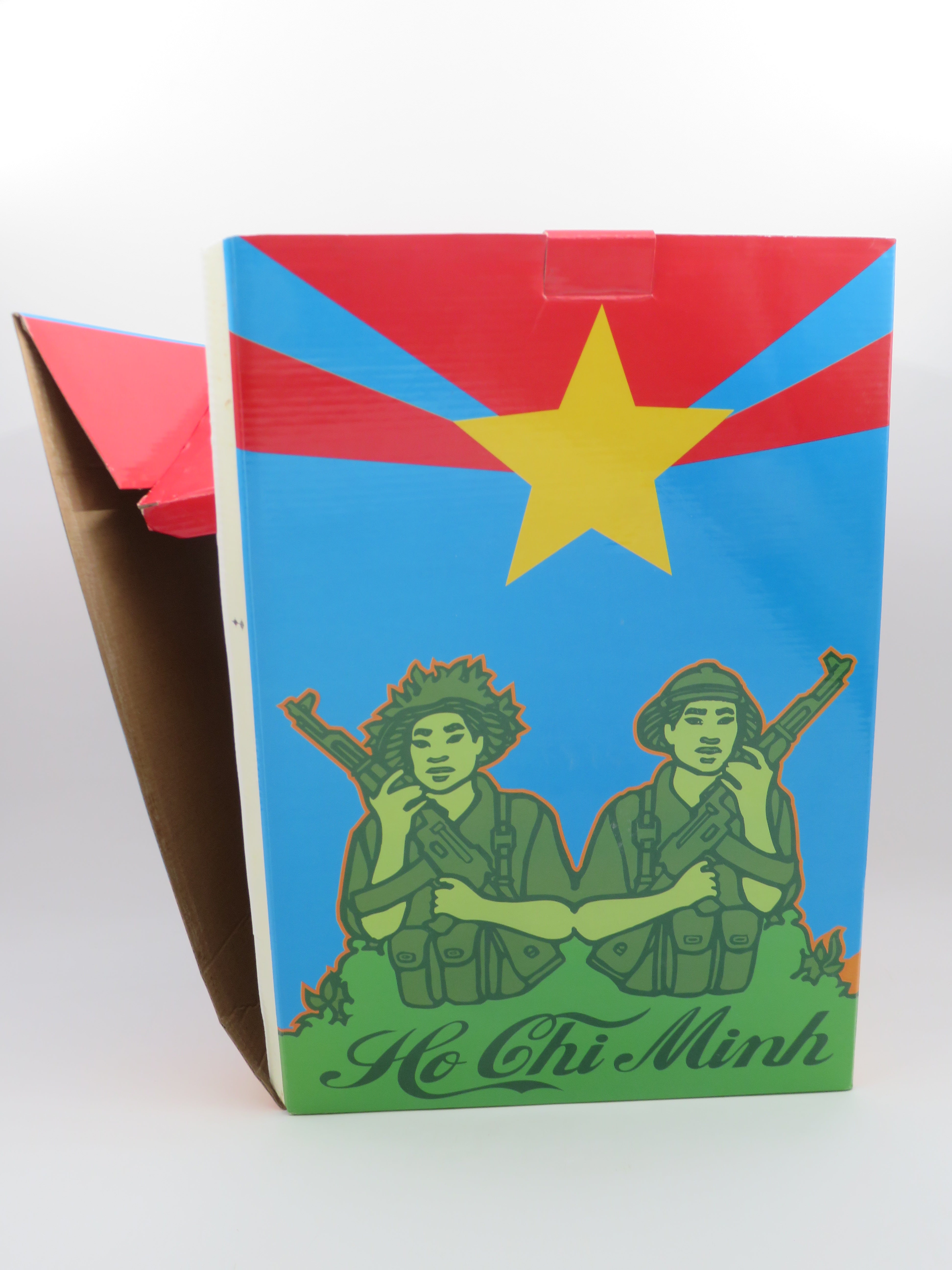 HO CHI MINH Lime Green Bust - Kozik x Ultraviolence (2007) Limited Art Toy with Box