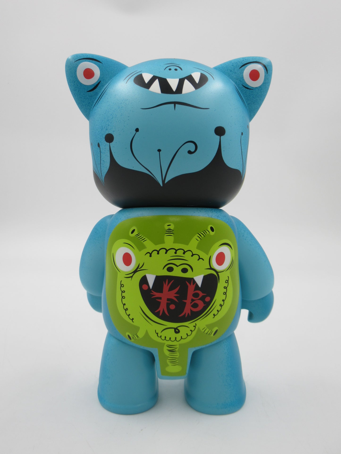 QEE COLLECTION Deco Armageddon 8" Vinyl Figure Set  - Toy2r/Tim Biskup (2005) Limited Edition #061/250 Art Toy