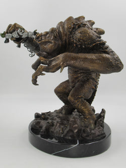 STAR WARS Solid Bronze Rancor Pit Monster Statue - Bowen & Dark Horse (1998)